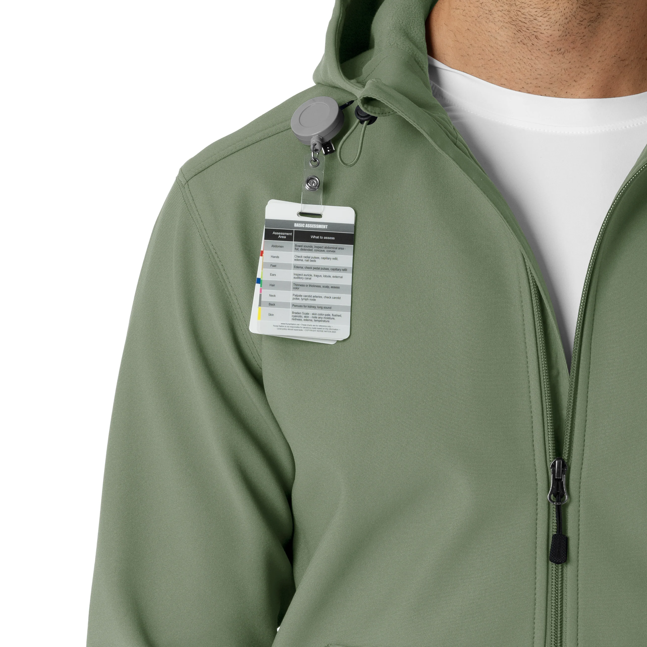 Carhartt Men's Bonded Fleece Hoodie - Olive - Image 7