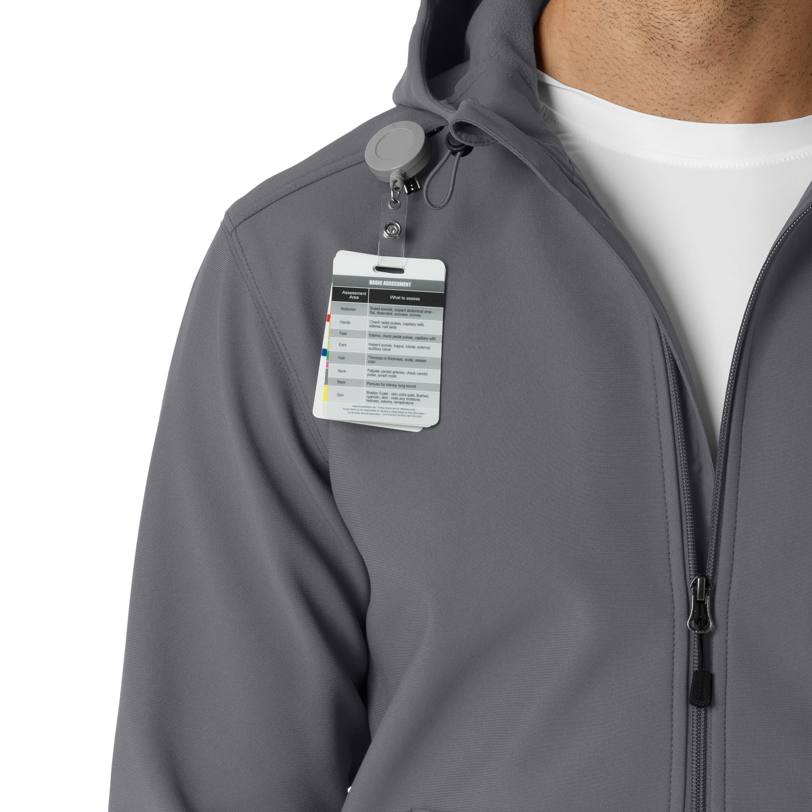 Carhartt Men's Bonded Fleece Hoodie - Pewter - Image 7