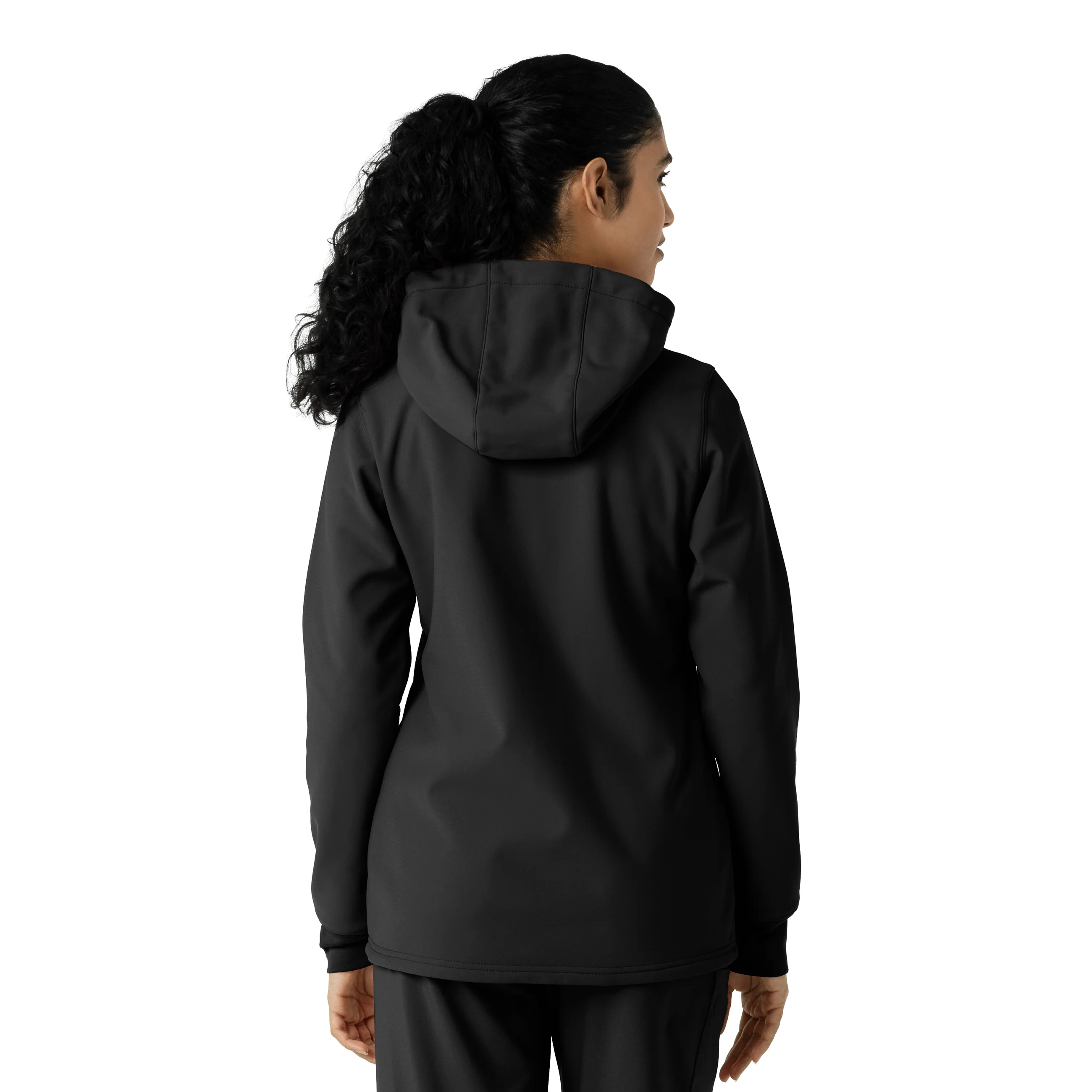 Carhartt Women's Bonded Fleece Hoodie - Black - Image 2