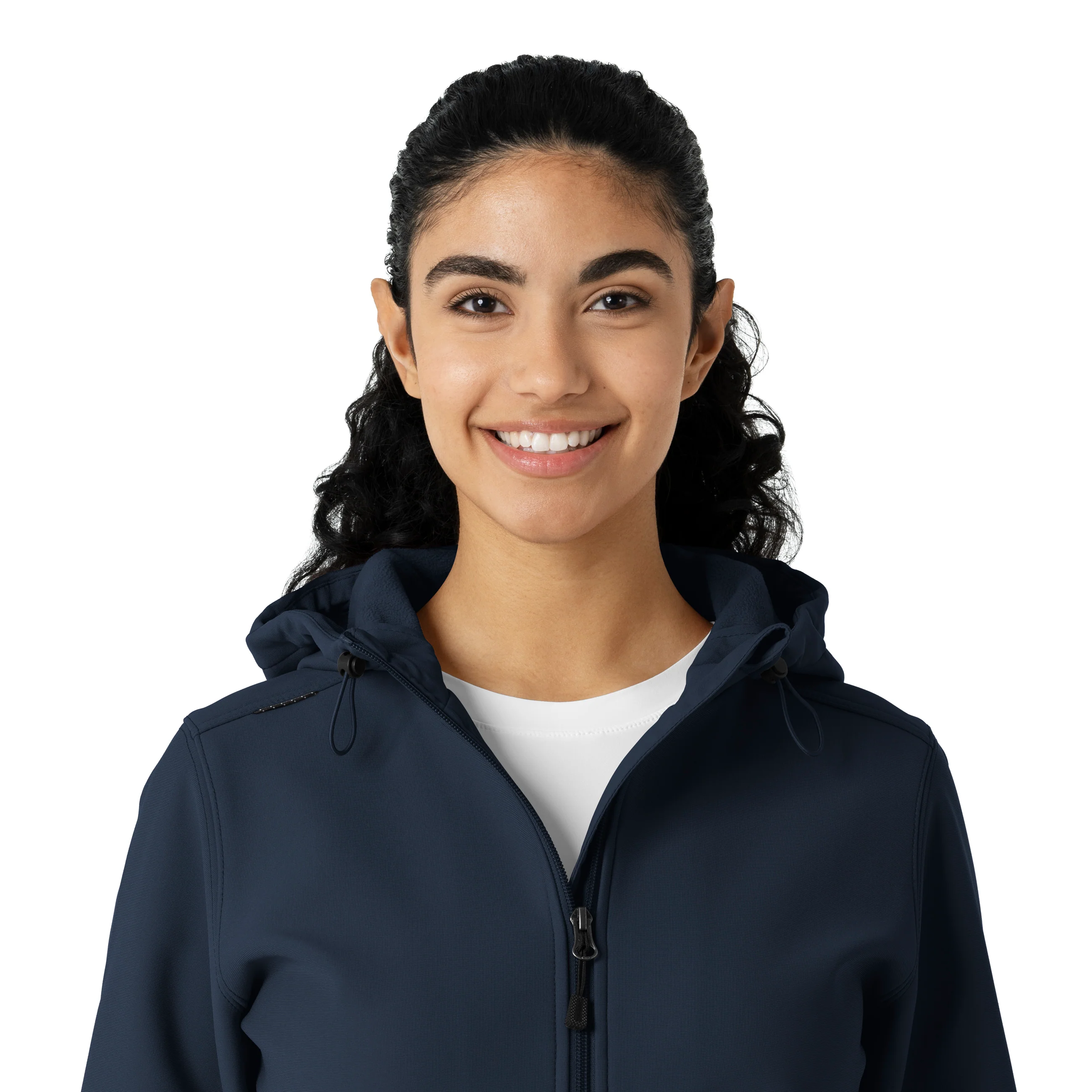 Carhartt Women's Bonded Fleece Hoodie - Navy - Image 5