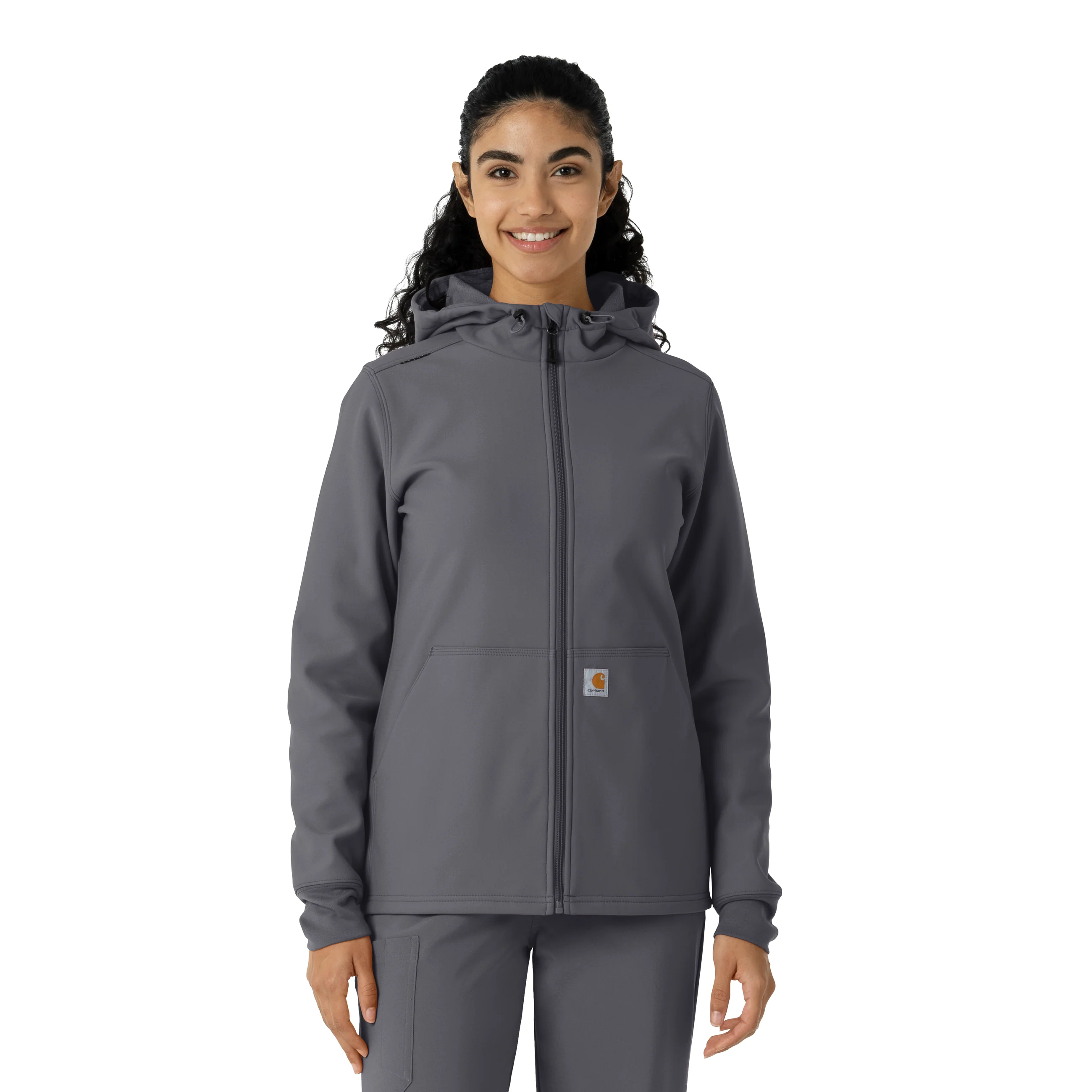 Carhartt Women's Bonded Fleece Hoodie - Pewter
