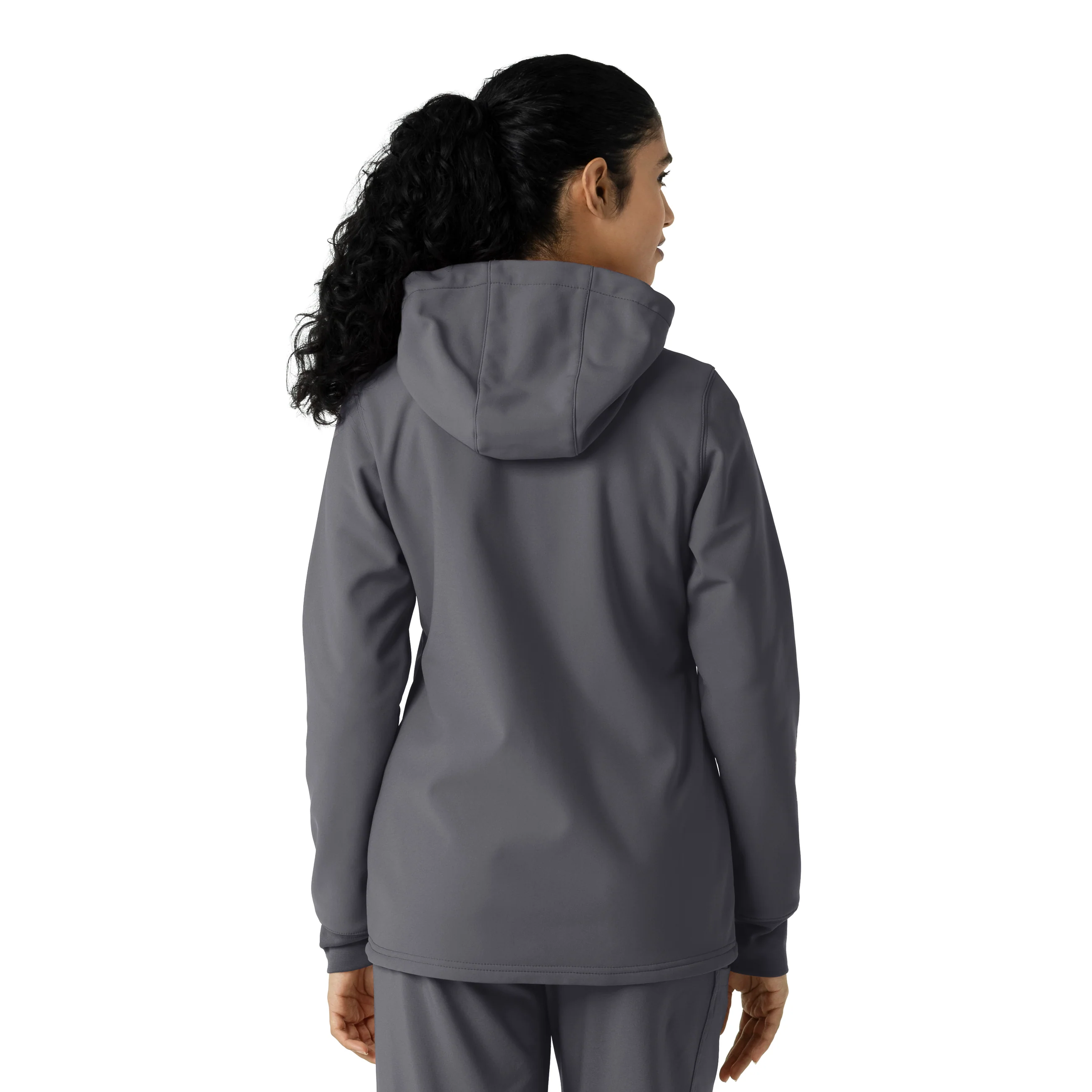 Carhartt Women's Bonded Fleece Hoodie - Pewter - Image 2