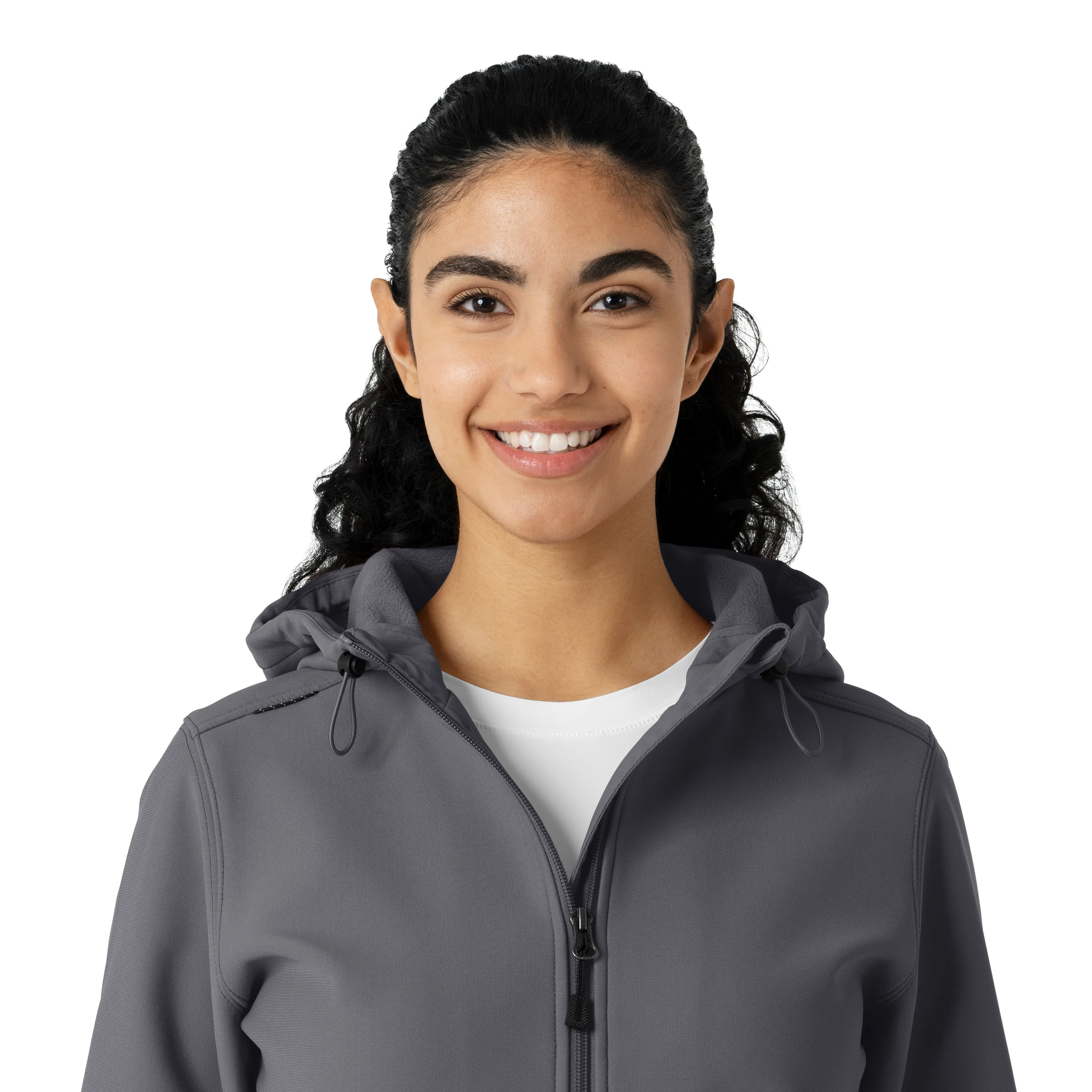 Carhartt Women's Bonded Fleece Hoodie - Pewter - Image 5