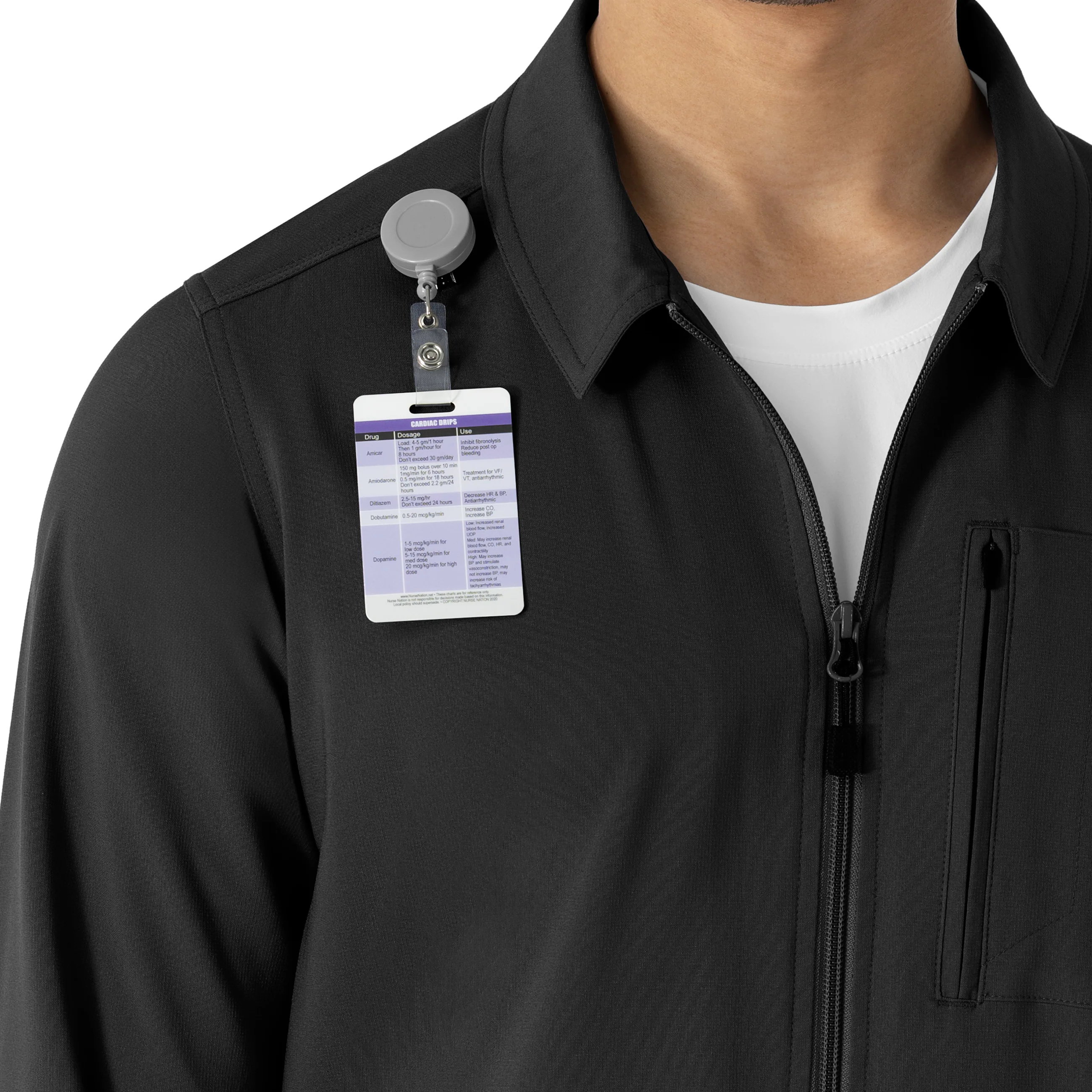 Carhartt Force Cross-Flex Men's Lightweight Scrub Jacket - Black - Image 10