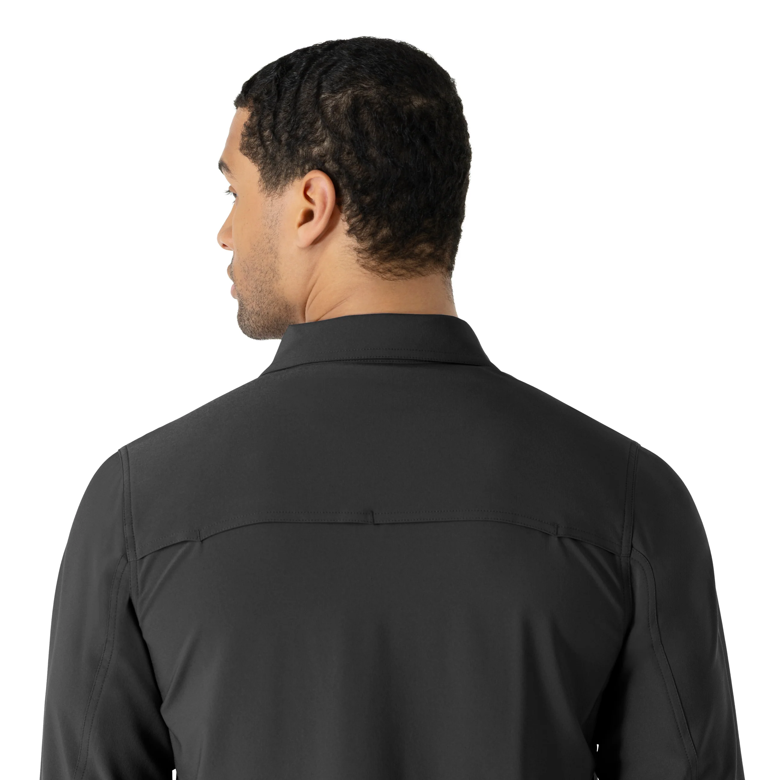 Carhartt Force Cross-Flex Men's Lightweight Scrub Jacket - Black - Image 12