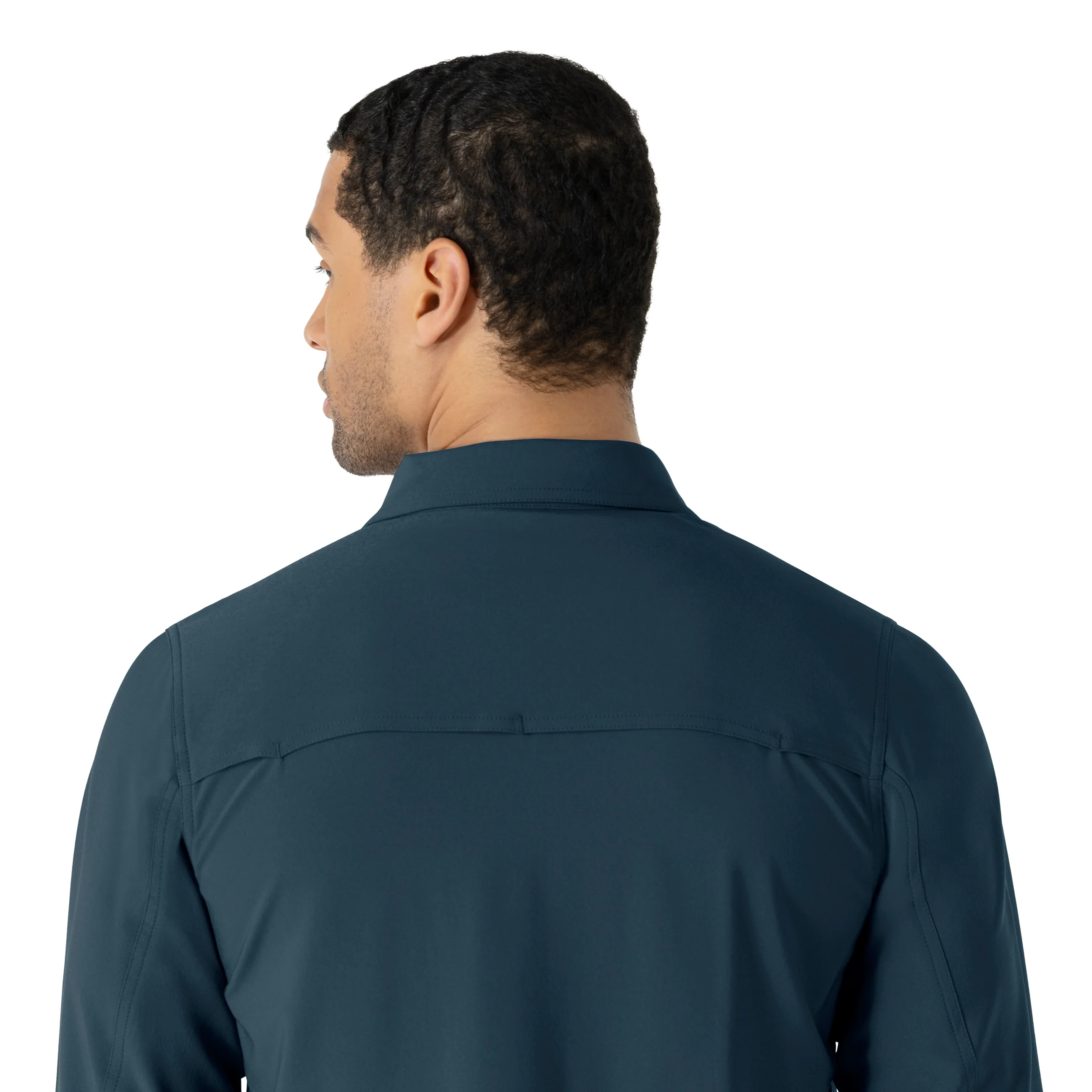 Carhartt Force Cross-Flex Men's Lightweight Scrub Jacket - Navy - Image 12