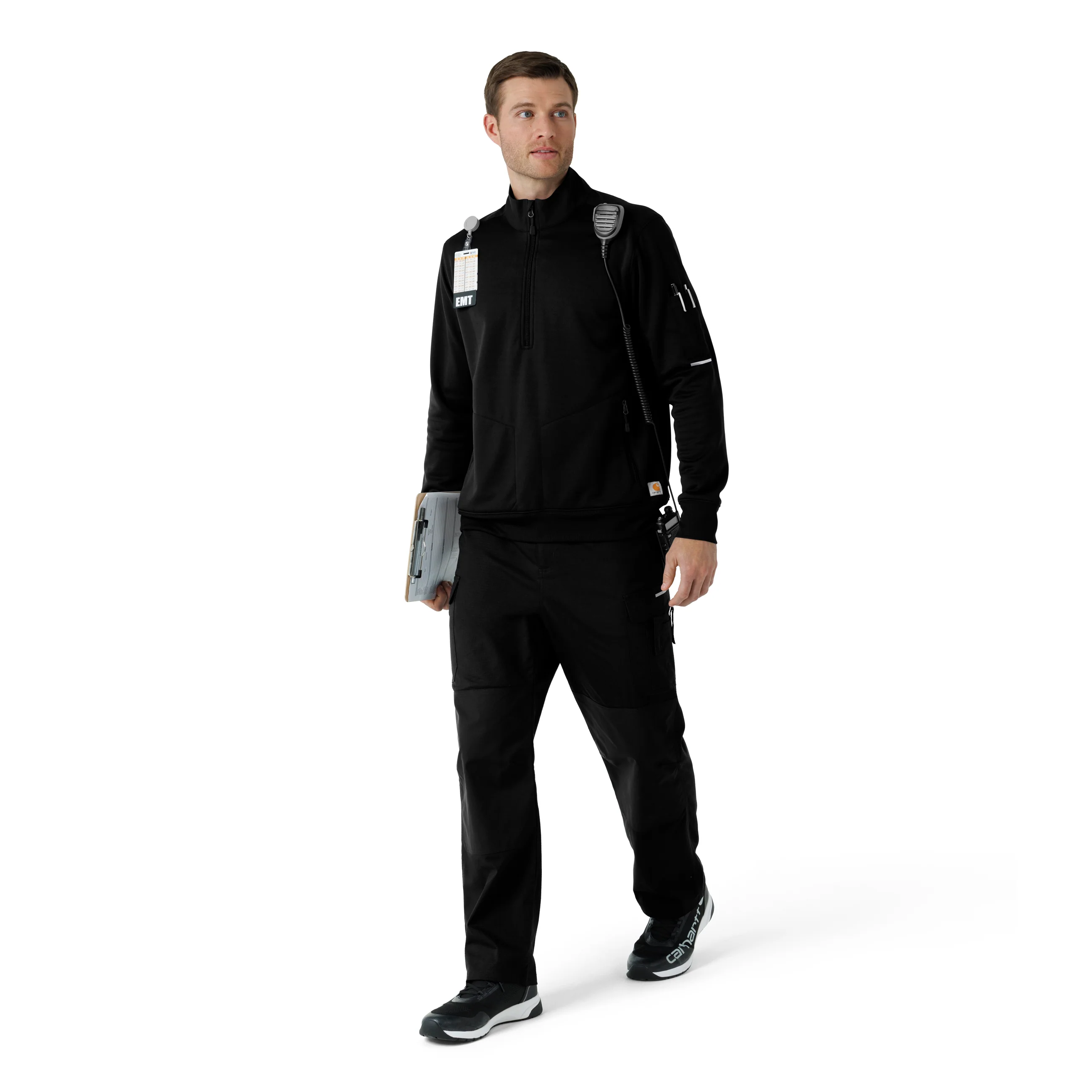 Carhartt Rugged Flex RSCU Men's Half Zip - Black - Image 3