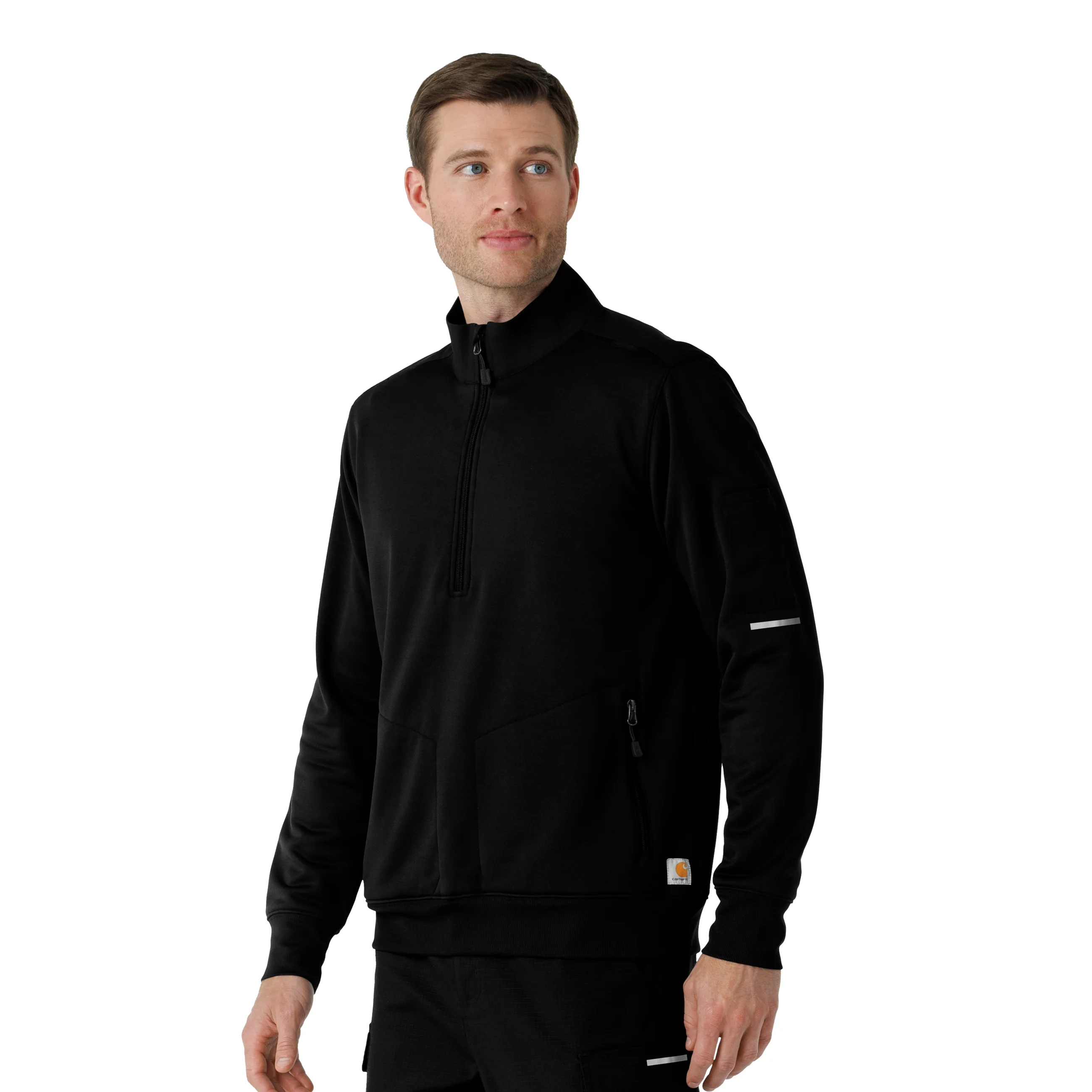 Carhartt Rugged Flex RSCU Men's Half Zip - Black - Image 4