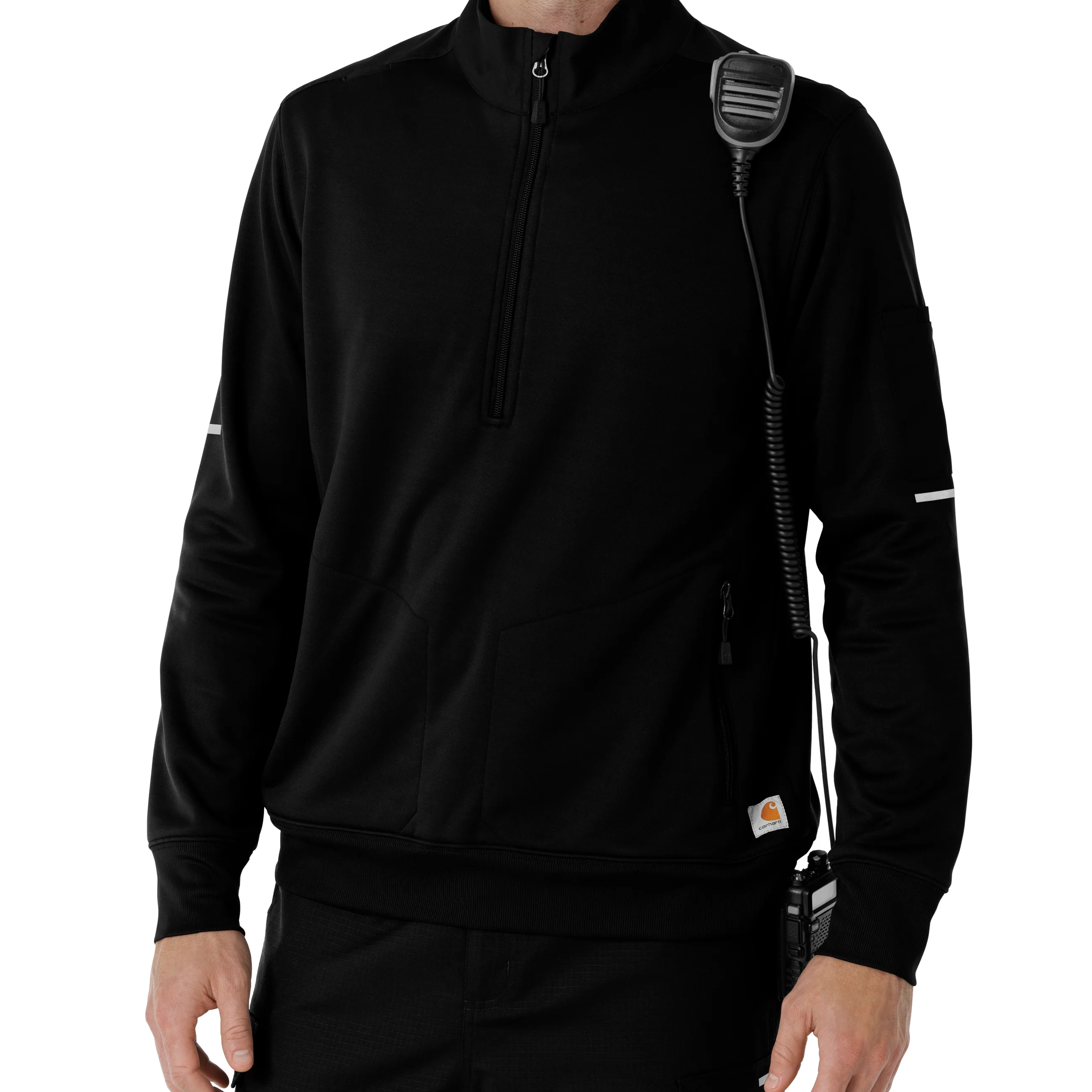Carhartt Rugged Flex RSCU Men's Half Zip - Black - Image 7