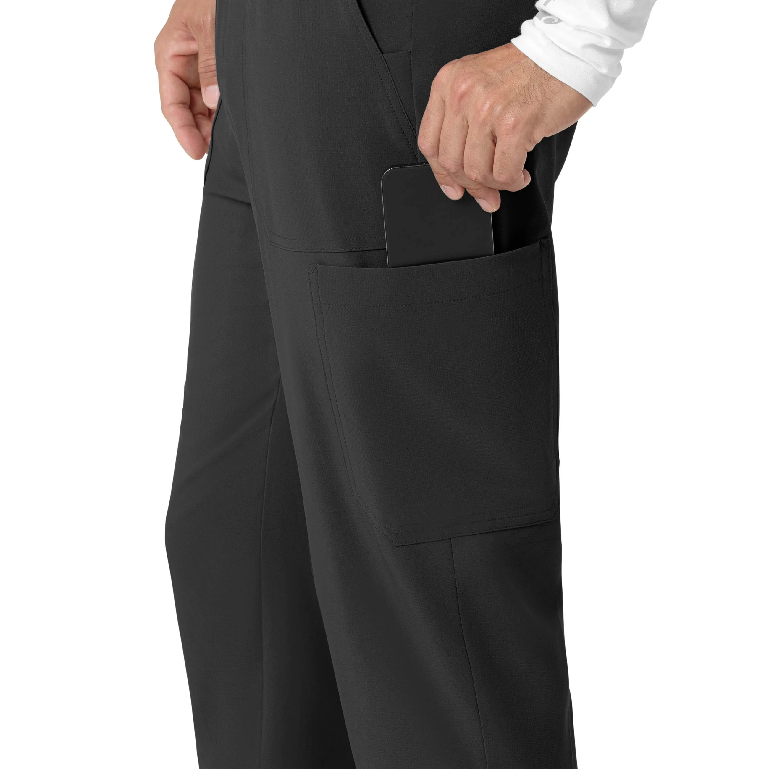 Carhartt Force Cross-Flex Men's Jogger Scrub Pant - Black - Image 8