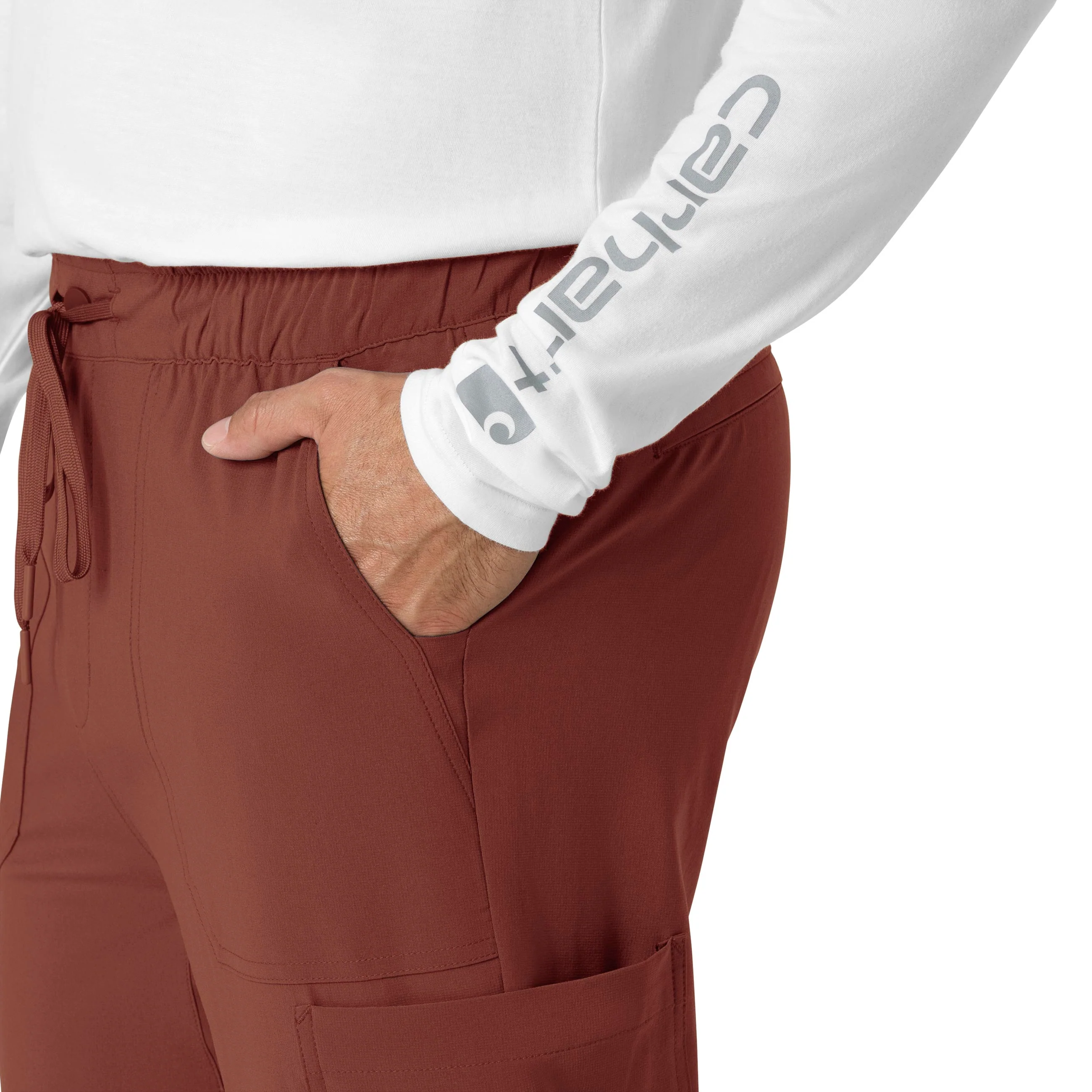 Carhartt Force Cross-Flex Men's Jogger Scrub Pant - Sable - Image 6