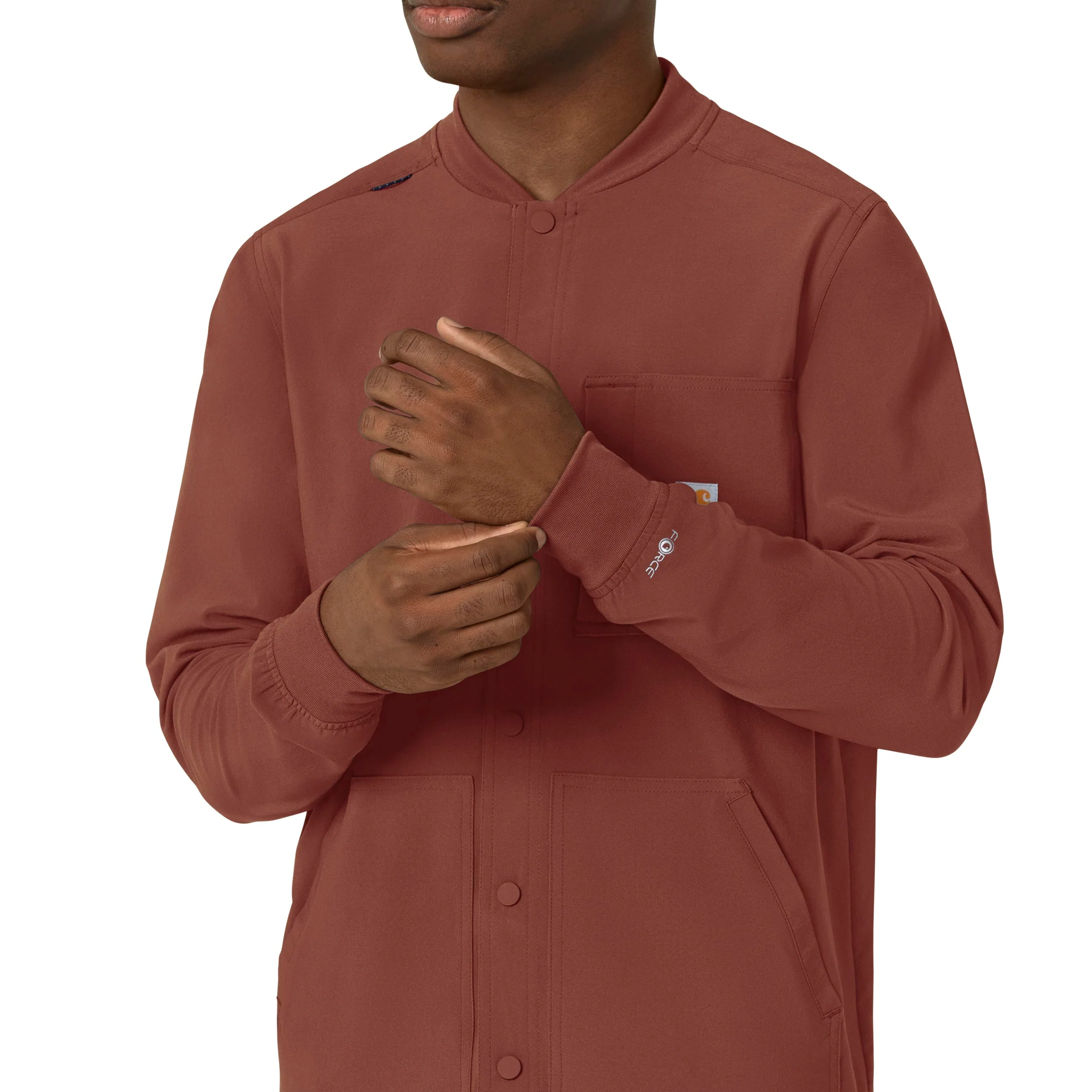 Carhartt Force Cross-Flex Men's Shirt Jacket - Sable - Image 5