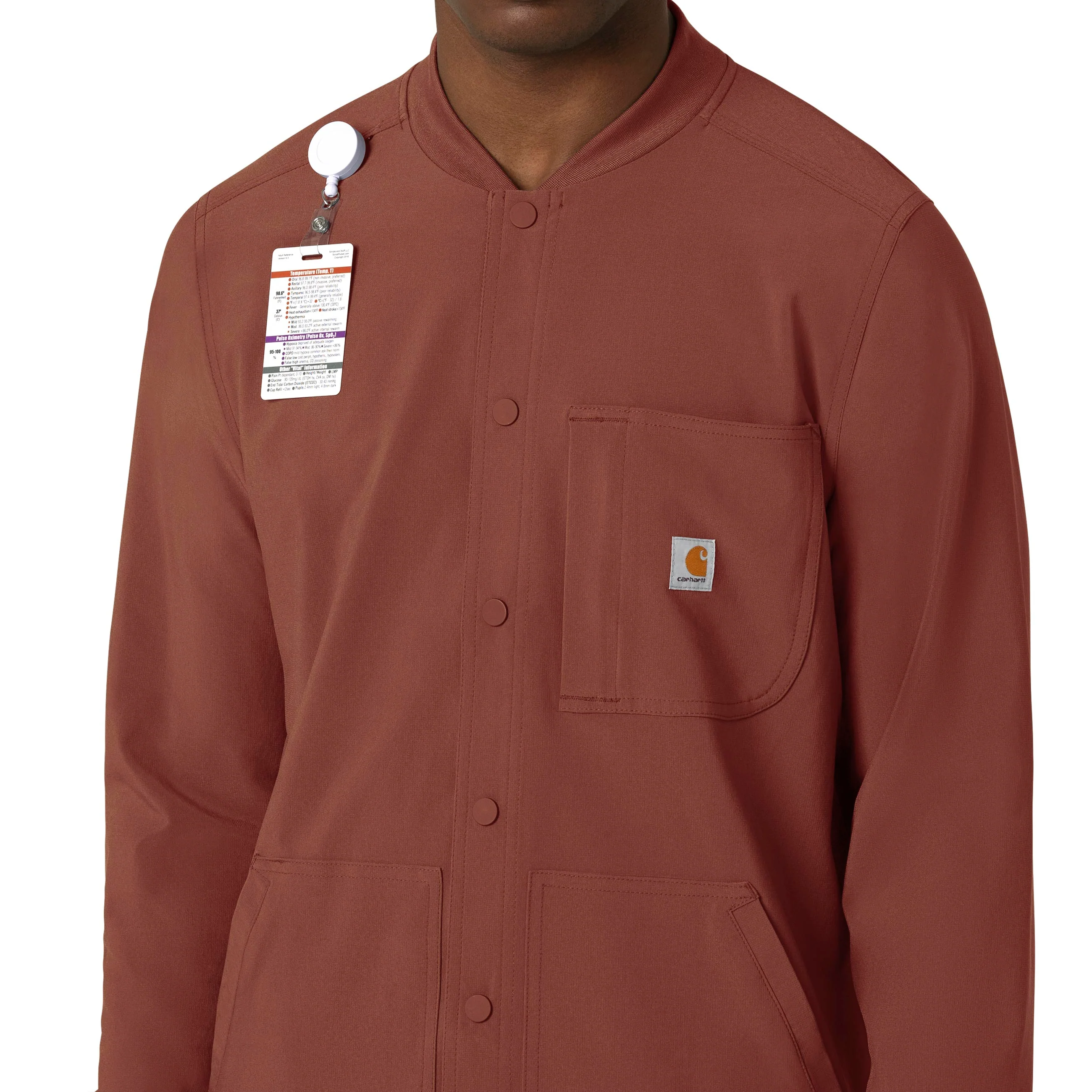 Carhartt Force Cross-Flex Men's Shirt Jacket - Sable - Image 9