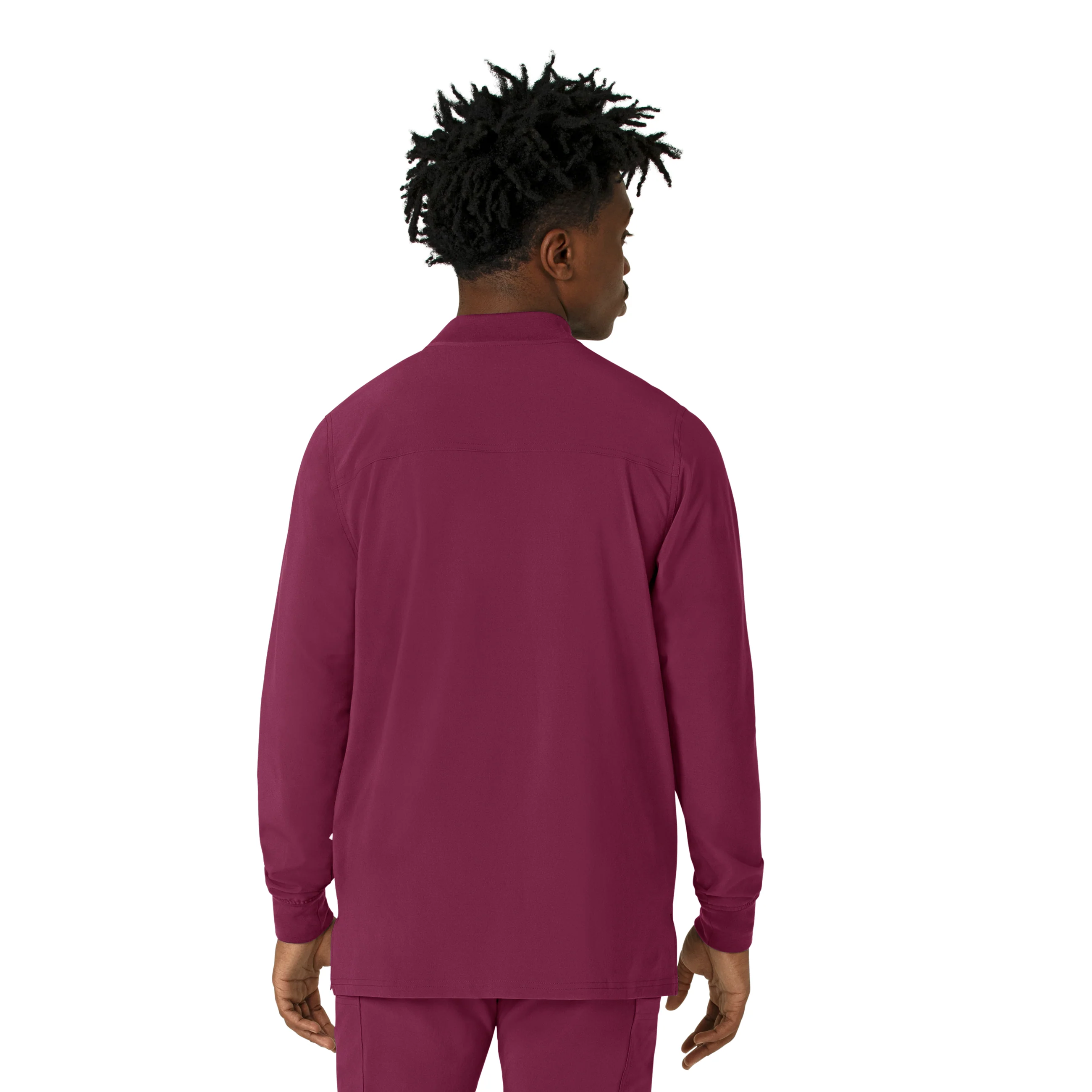 Carhartt Force Cross-Flex Men's Shirt Jacket - Wine - Image 2
