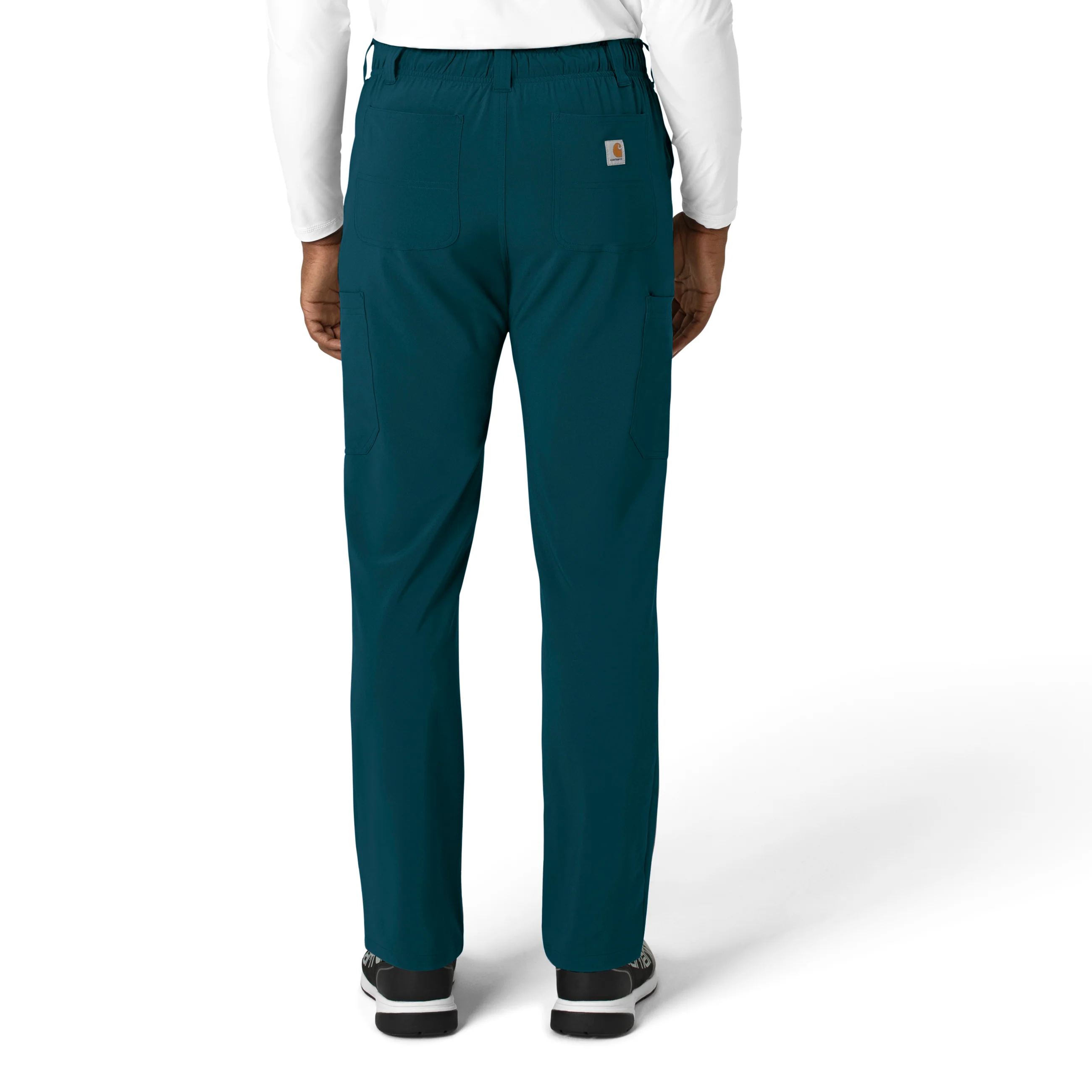 Carhartt Force Cross-Flex Men's Straight Leg Scrub Pant - Caribbean - Image 2