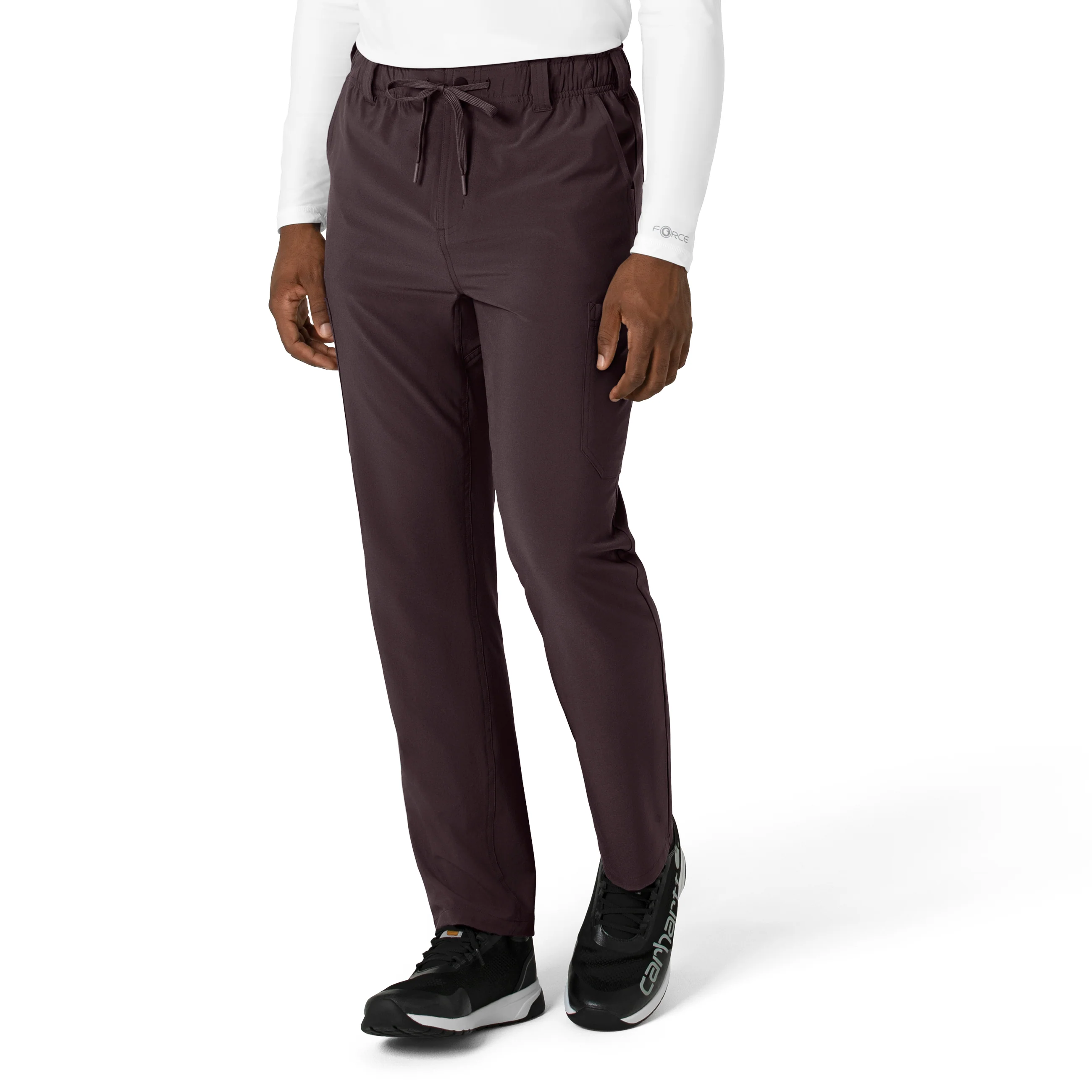 Carhartt Force Cross-Flex Men's Straight Leg Scrub Pant - Dark Sepia - Image 4
