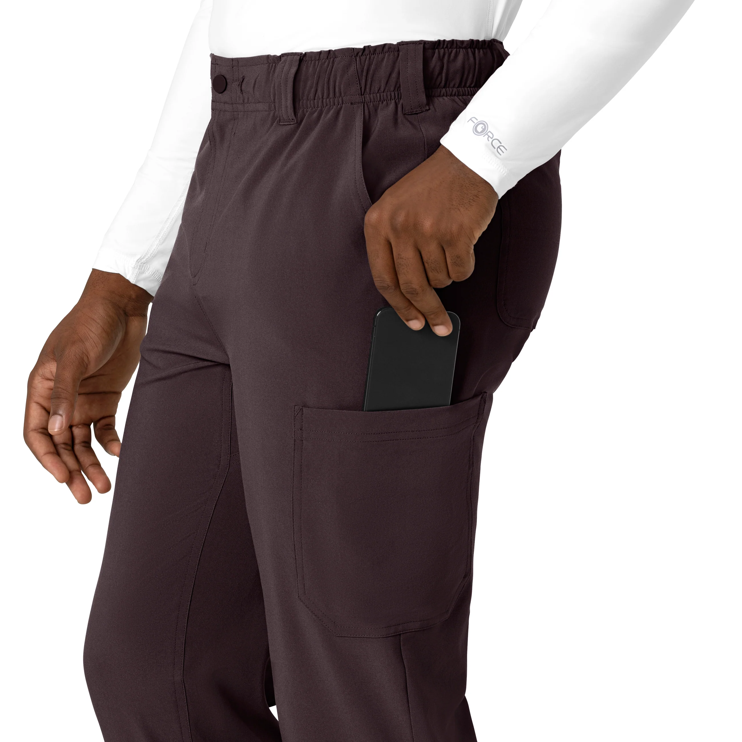 Carhartt Force Cross-Flex Men's Straight Leg Scrub Pant - Dark Sepia - Image 7