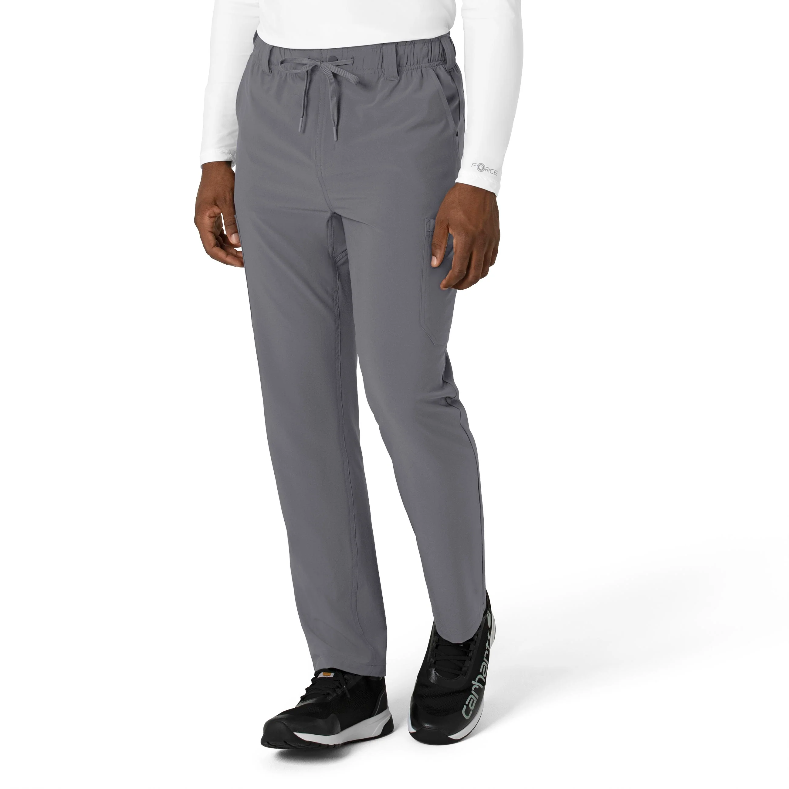 Carhartt Force Cross-Flex Men's Straight Leg Scrub Pant - Pewter - Image 4