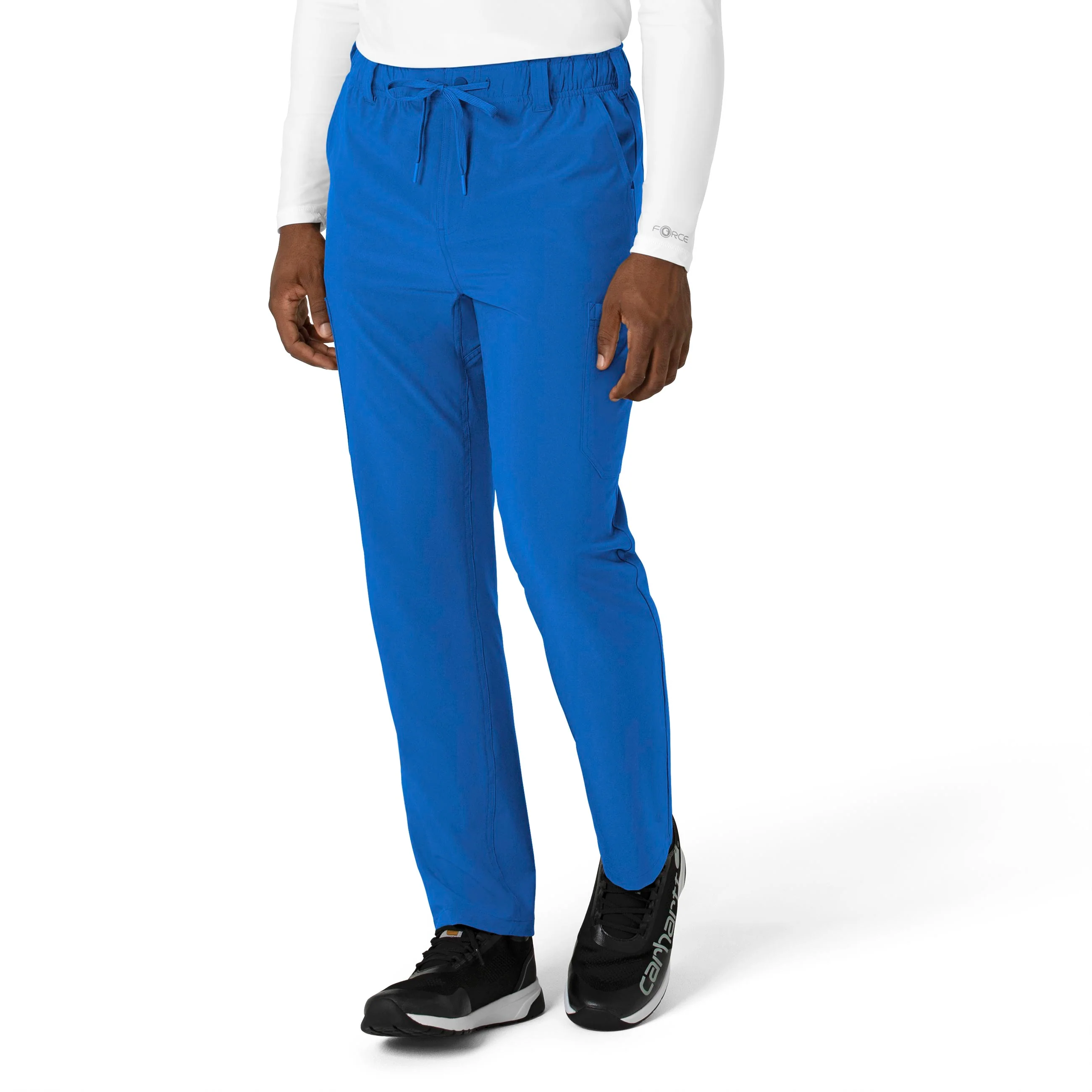 Carhartt Force Cross-Flex Men's Straight Leg Scrub Pant - Royal - Image 4