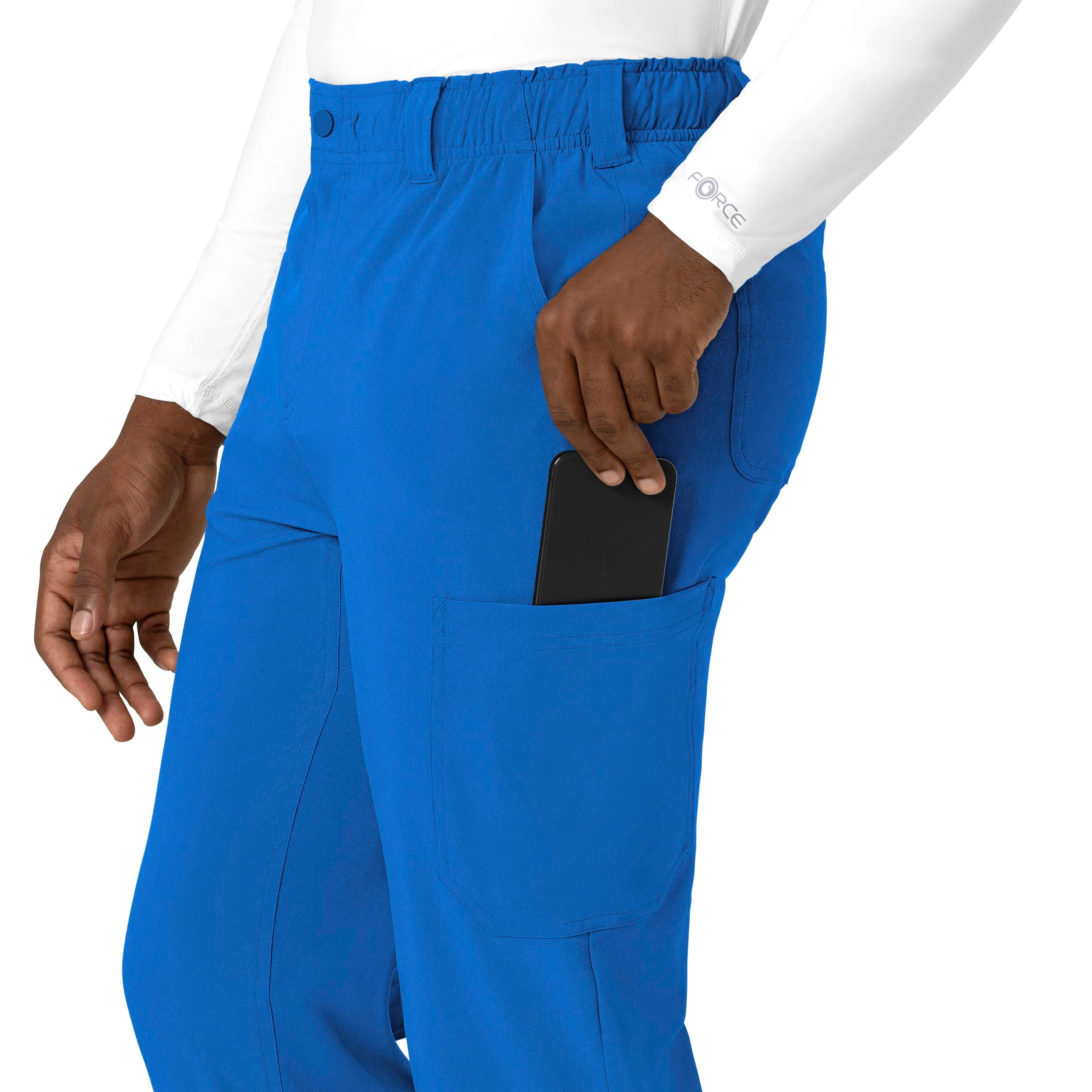 Carhartt Force Cross-Flex Men's Straight Leg Scrub Pant - Royal - Image 7