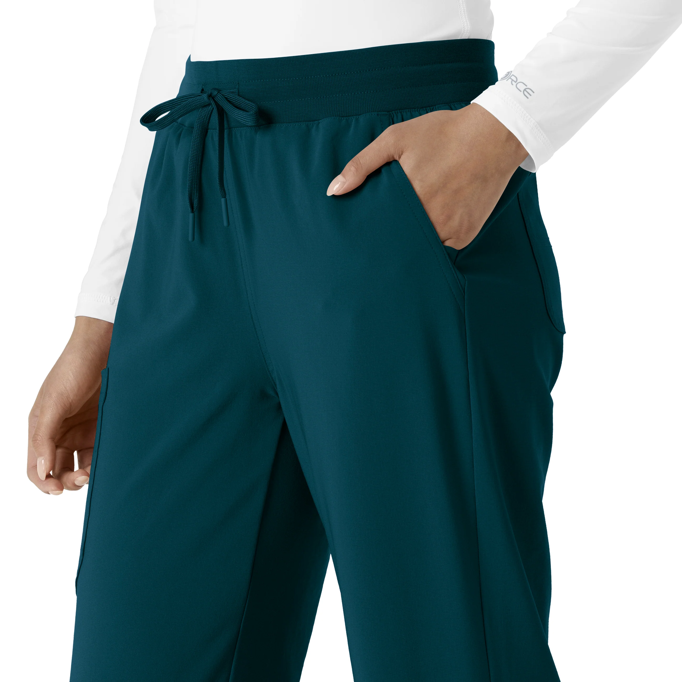 Carhartt Force Cross-Flex Women's Boot Cut Scrub Pant - Caribbean - Image 7