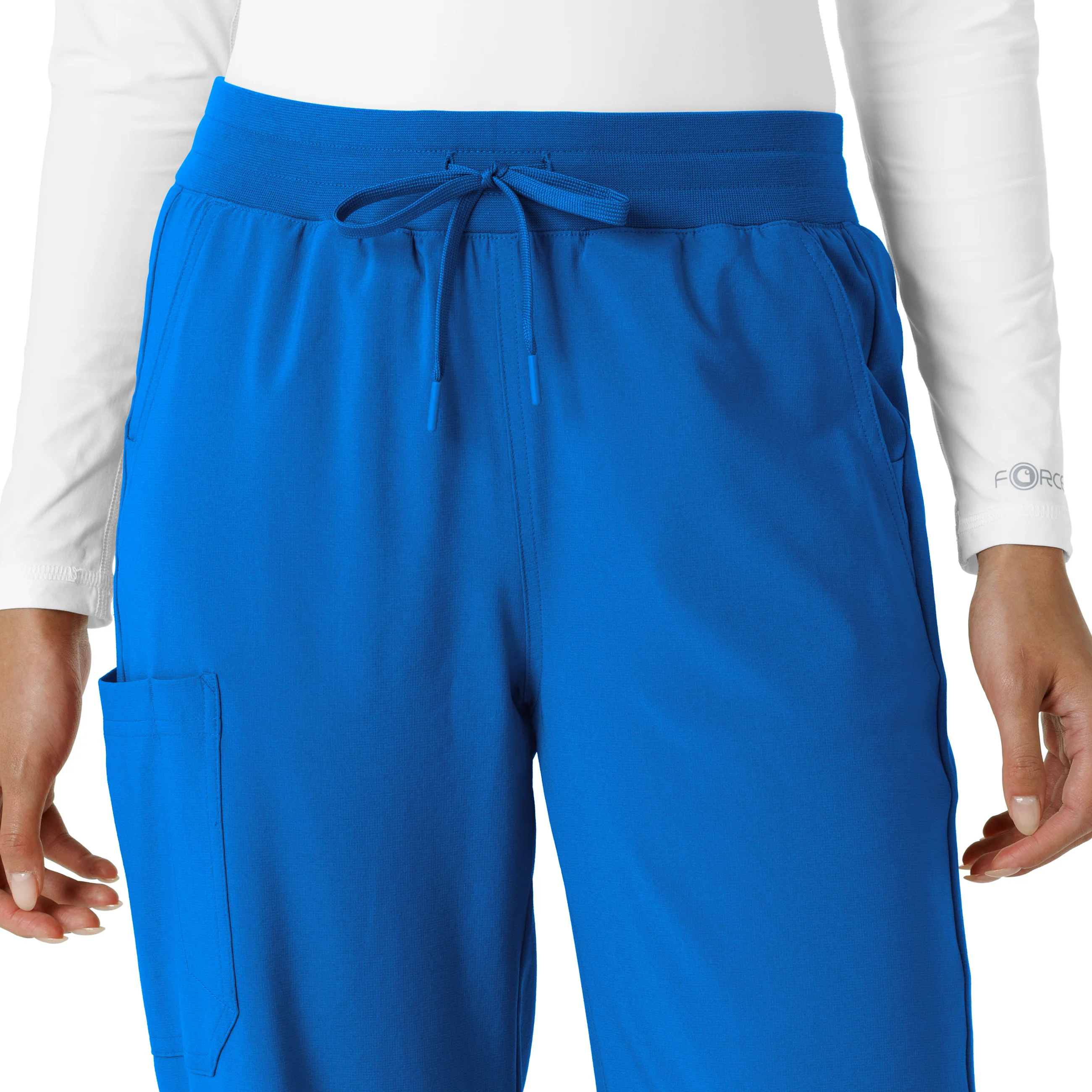 Carhartt Force Cross-Flex Women's Boot Cut Scrub Pant - Royal - Image 5
