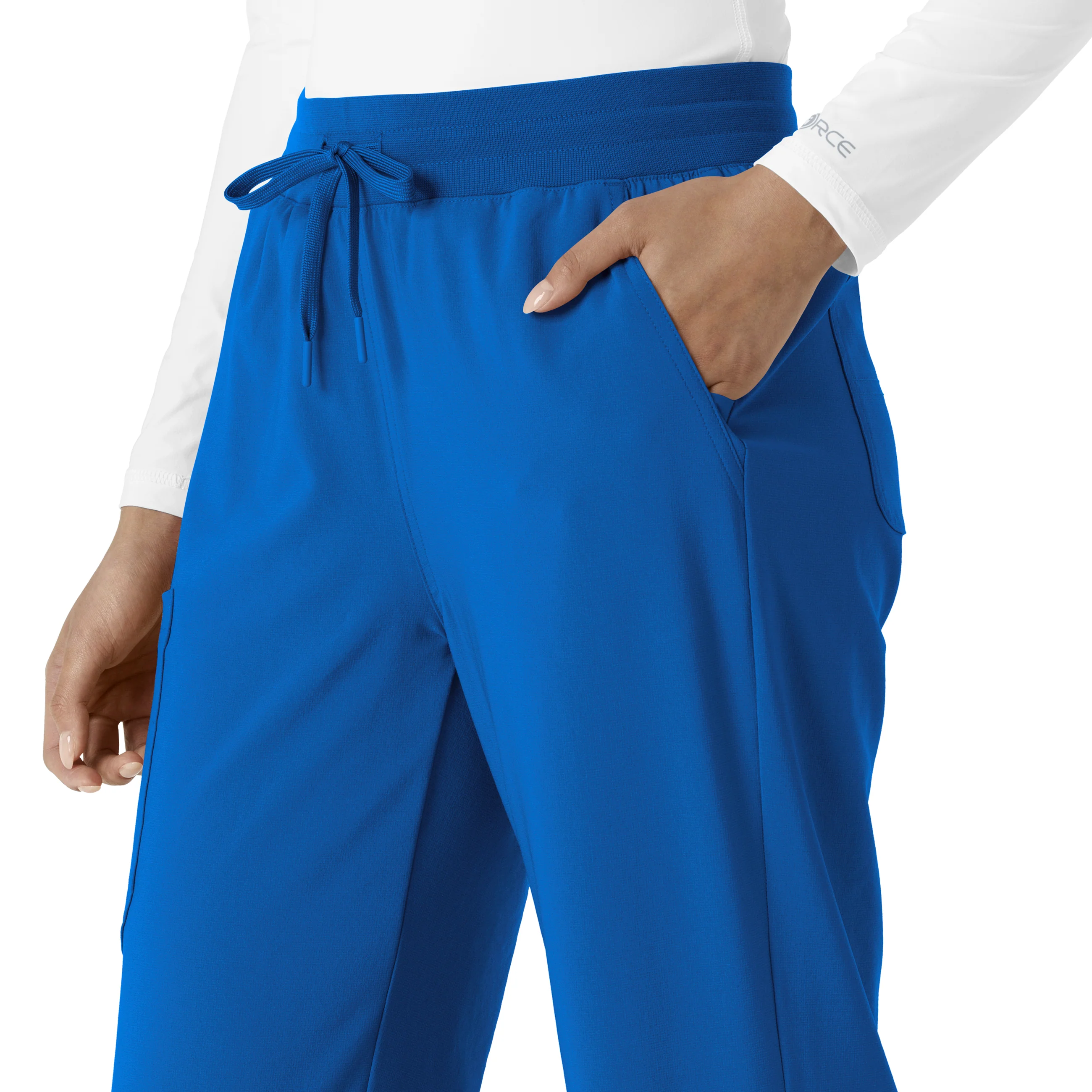 Carhartt Force Cross-Flex Women's Boot Cut Scrub Pant - Royal - Image 7