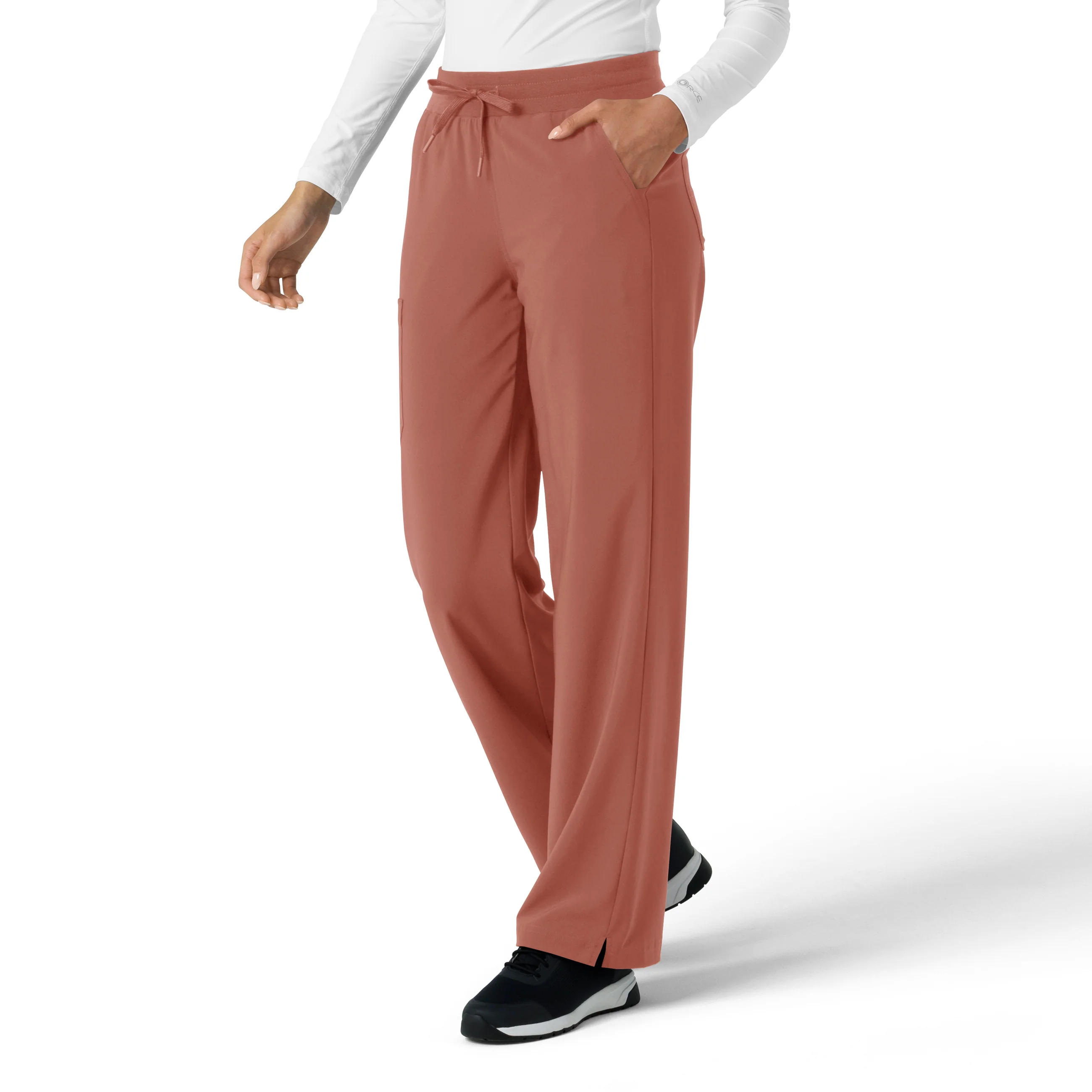 Carhartt Force Cross-Flex Women's Boot Cut Scrub Pant - Wildrose - Image 4