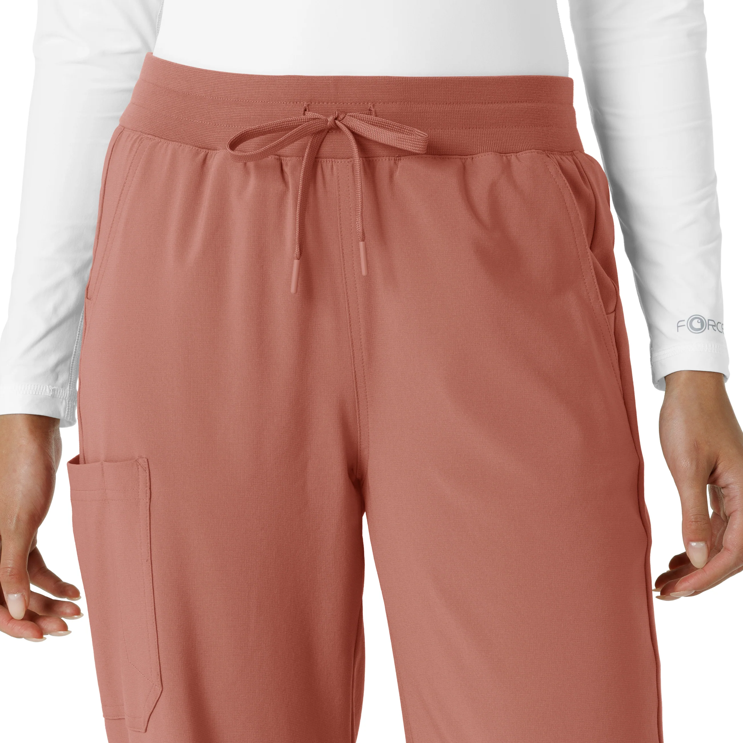 Carhartt Force Cross-Flex Women's Boot Cut Scrub Pant - Wildrose - Image 5