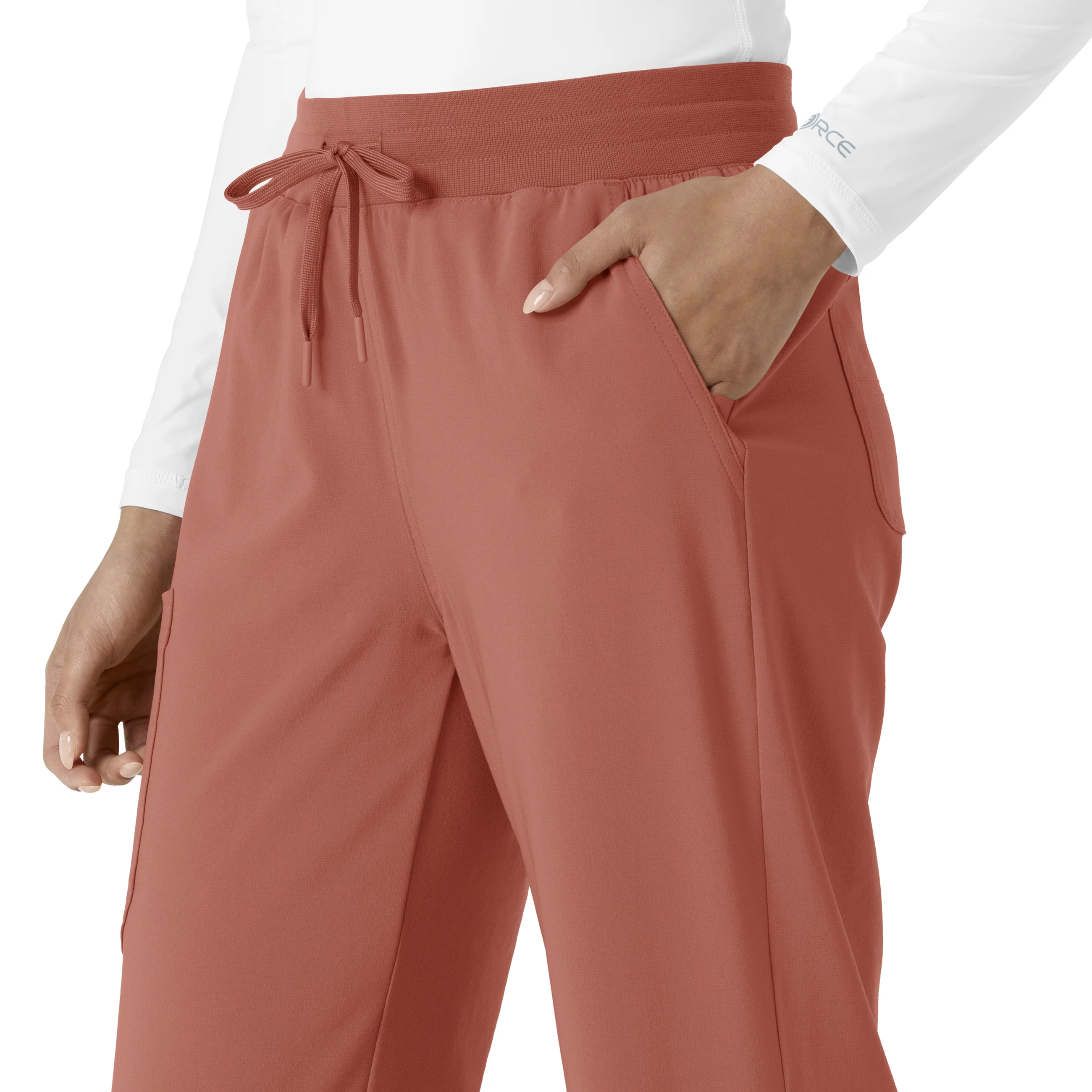 Carhartt Force Cross-Flex Women's Boot Cut Scrub Pant - Wildrose - Image 7