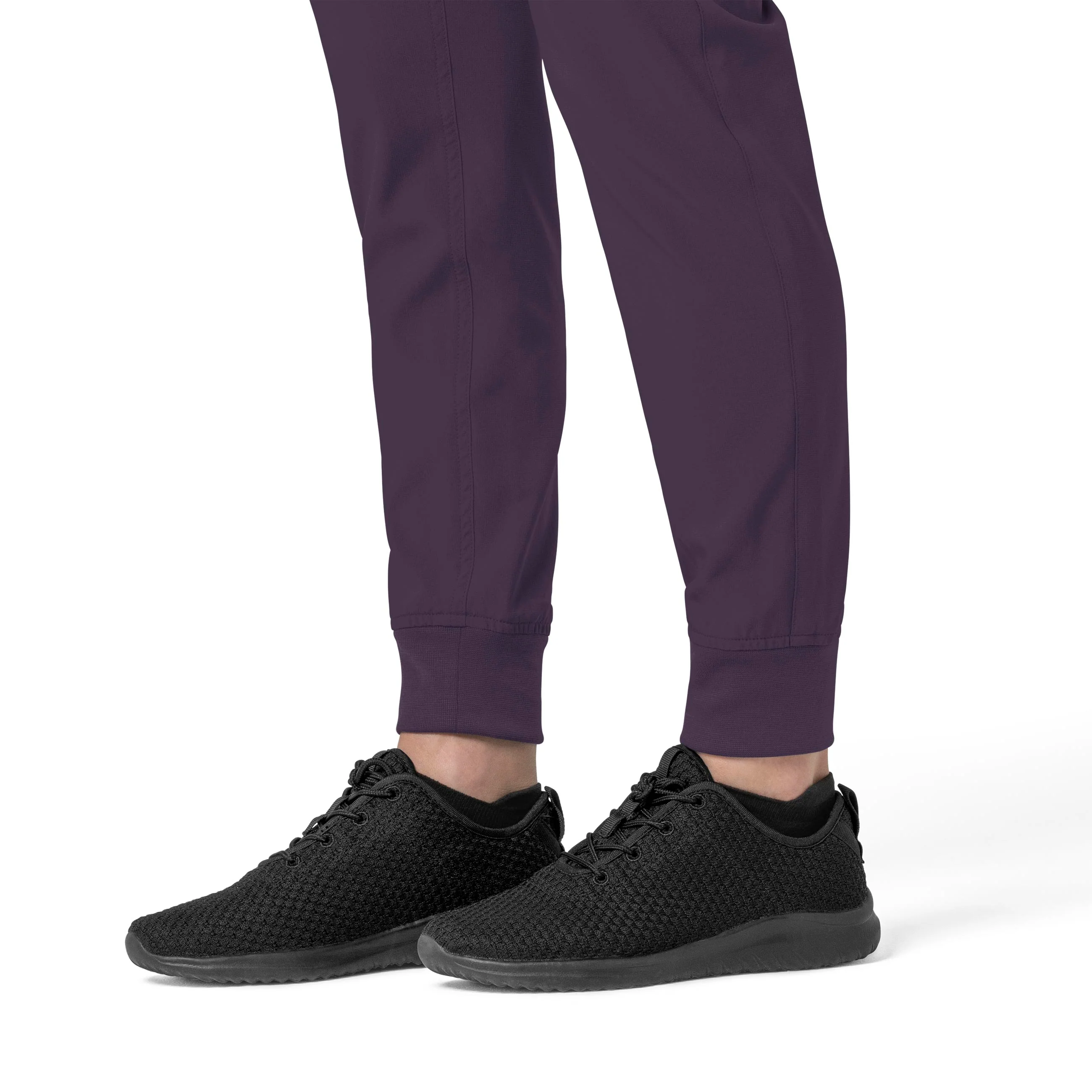 Carhartt Force Cross-Flex Women's Cargo Jogger Scrub Pant - Black Plum - Image 9