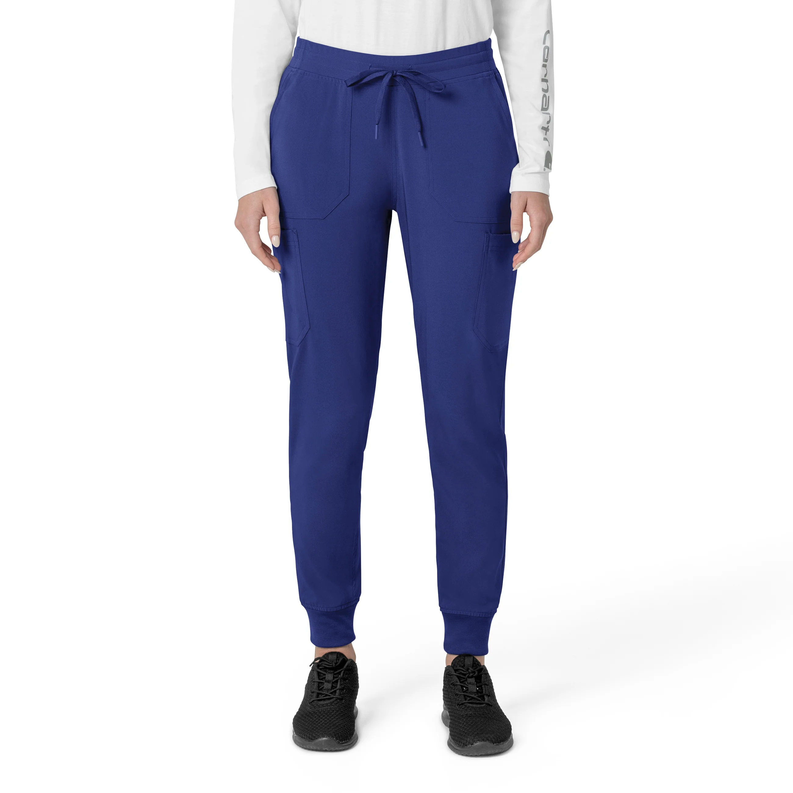 Carhartt Force Cross-Flex Women's Cargo Jogger Scrub Pant - Galaxy Blue