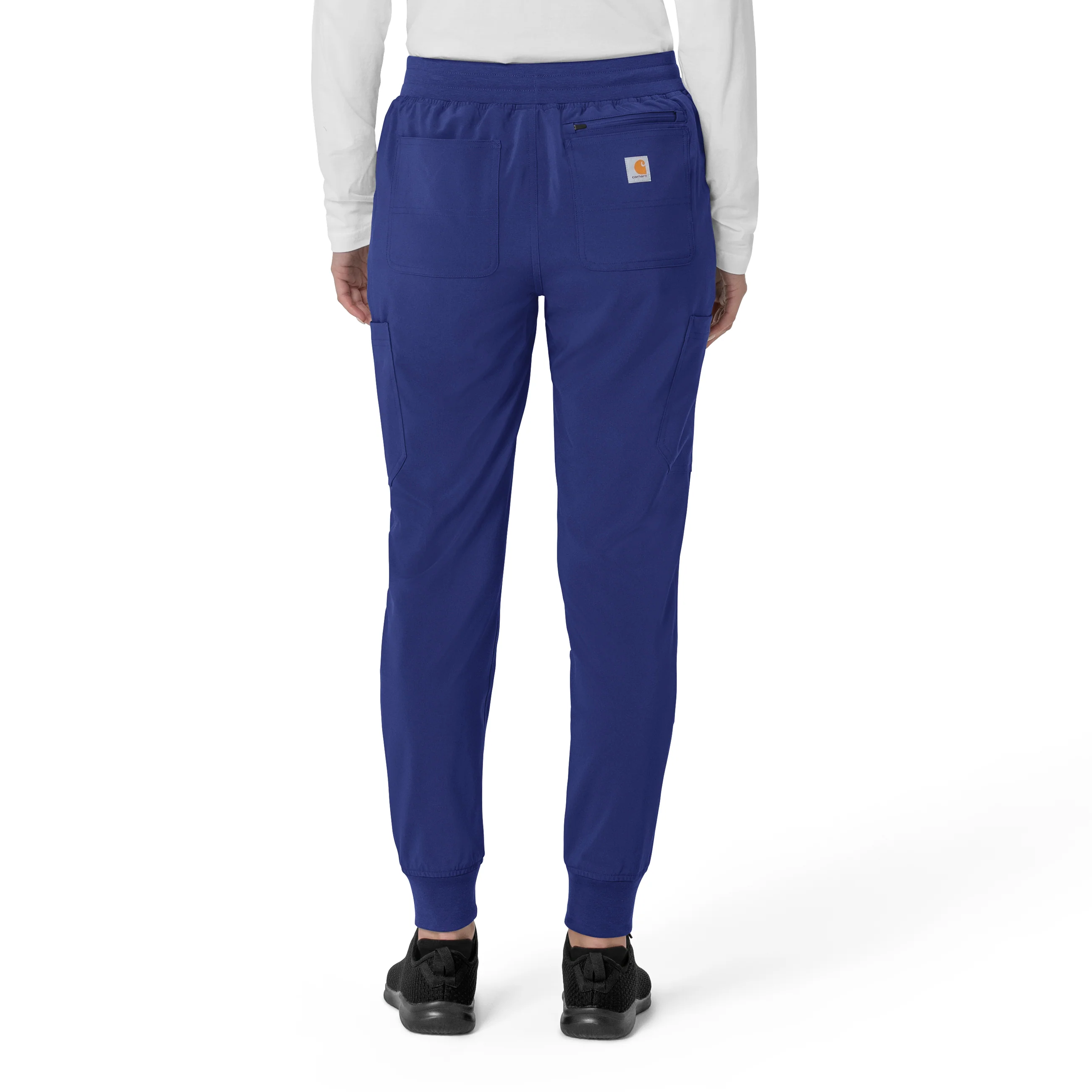Carhartt Force Cross-Flex Women's Cargo Jogger Scrub Pant - Galaxy Blue - Image 2