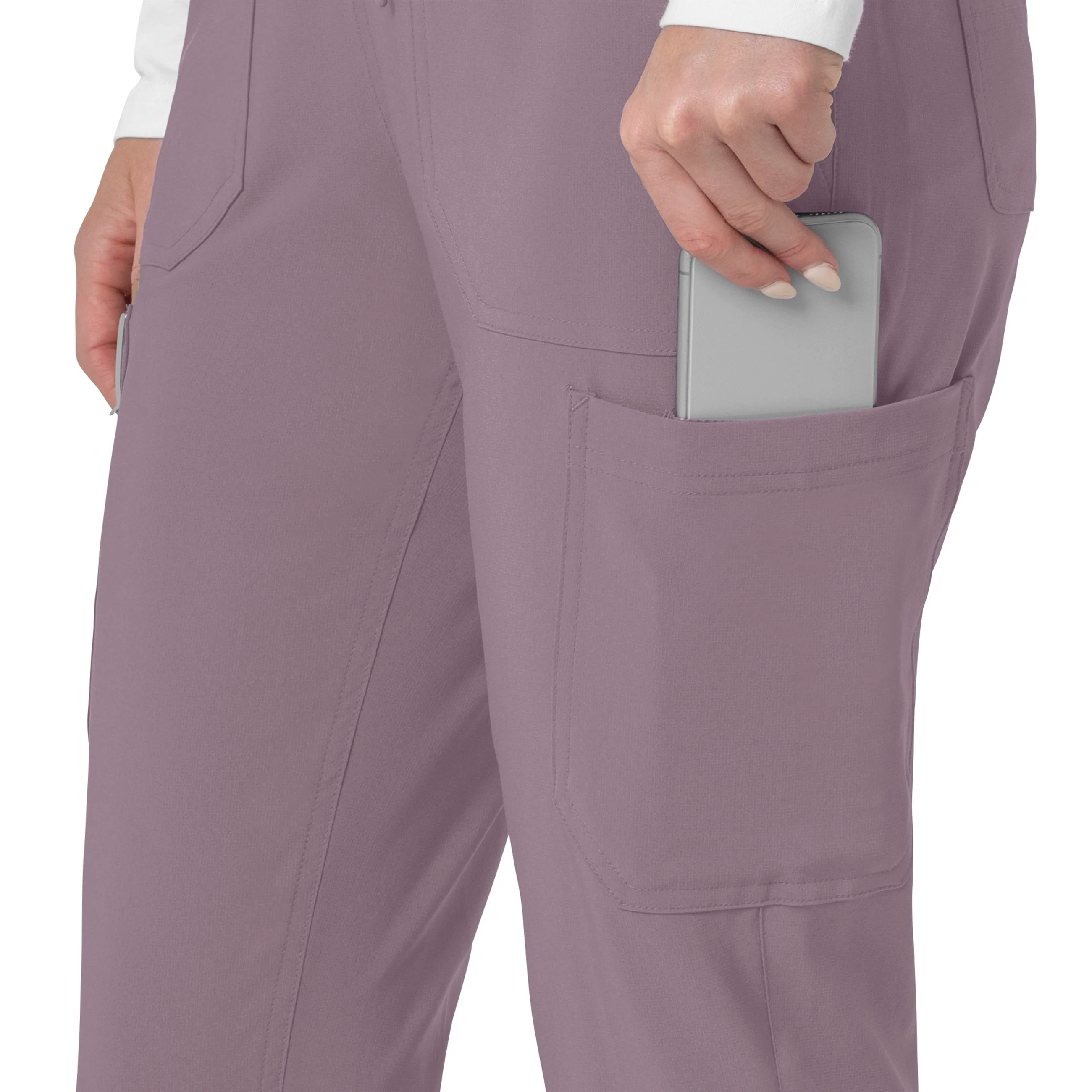 Carhartt Force Cross-Flex Women's Cargo Jogger Scrub Pant - Lavender Mist - Image 9