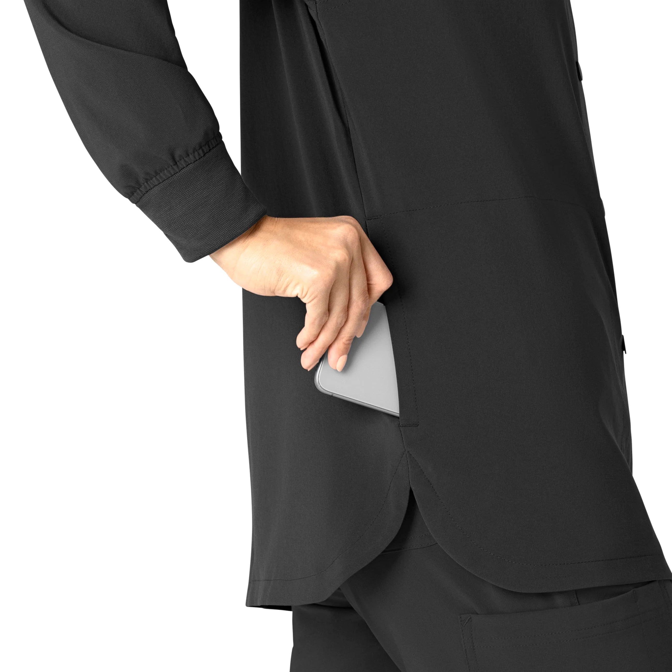 Carhartt Force Cross-Flex Women's Shirt Jacket - Black - Image 8