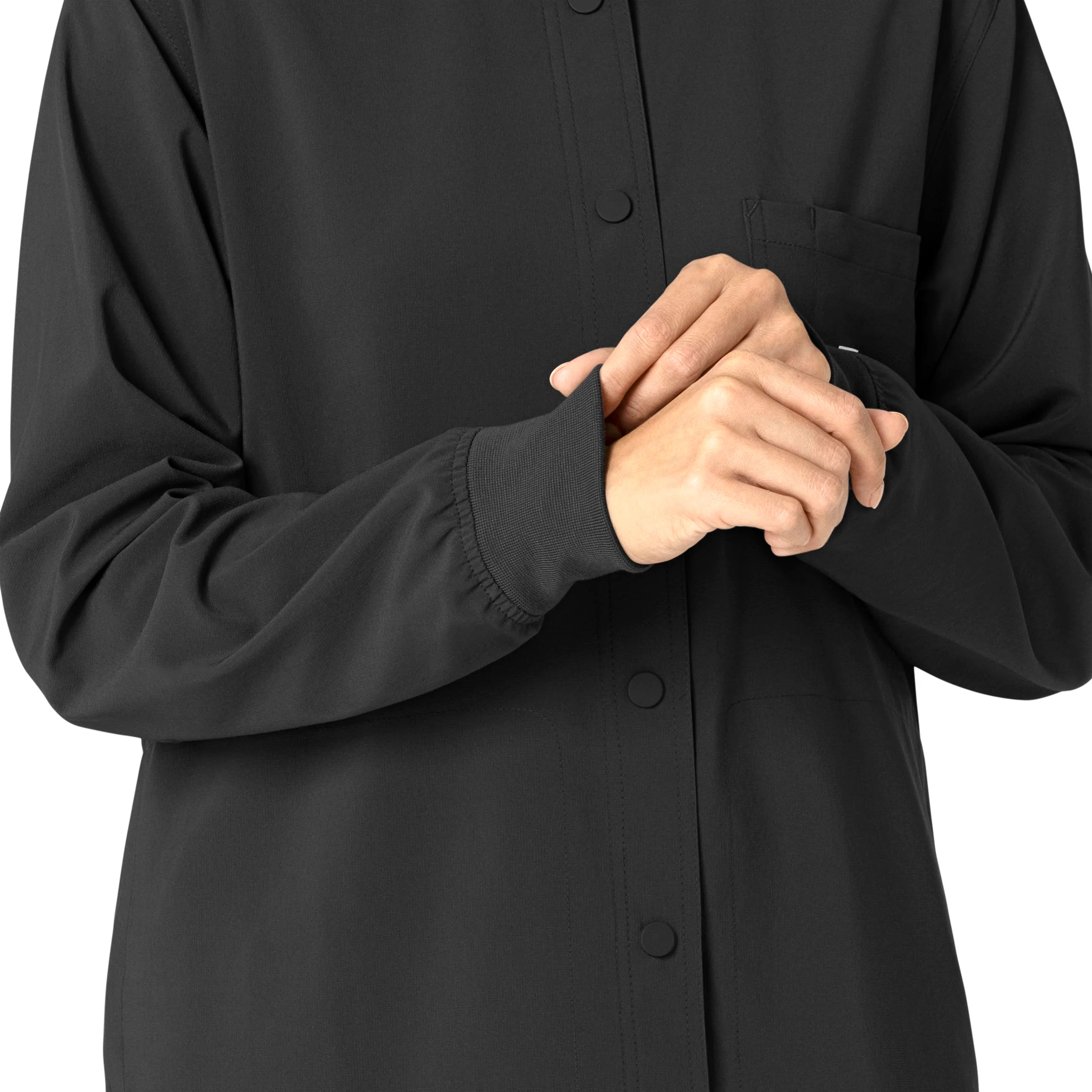 Carhartt Force Cross-Flex Women's Shirt Jacket - Black - Image 9