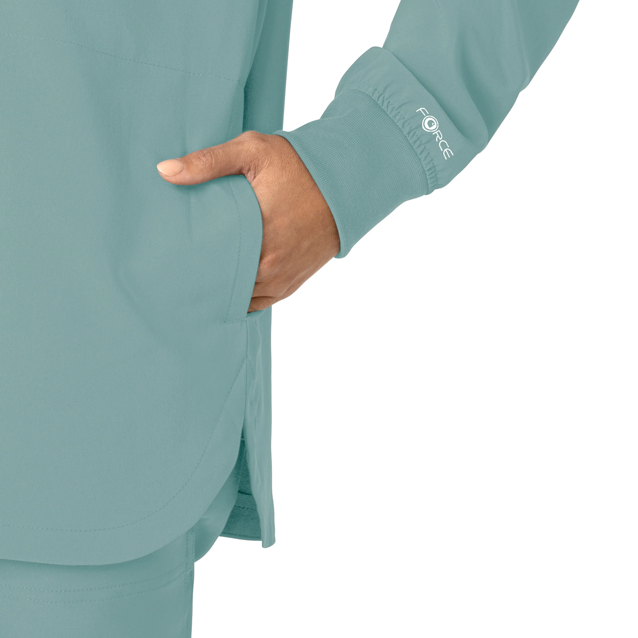 Carhartt Force Cross-Flex Women's Shirt Jacket - Summer Blue - Image 7