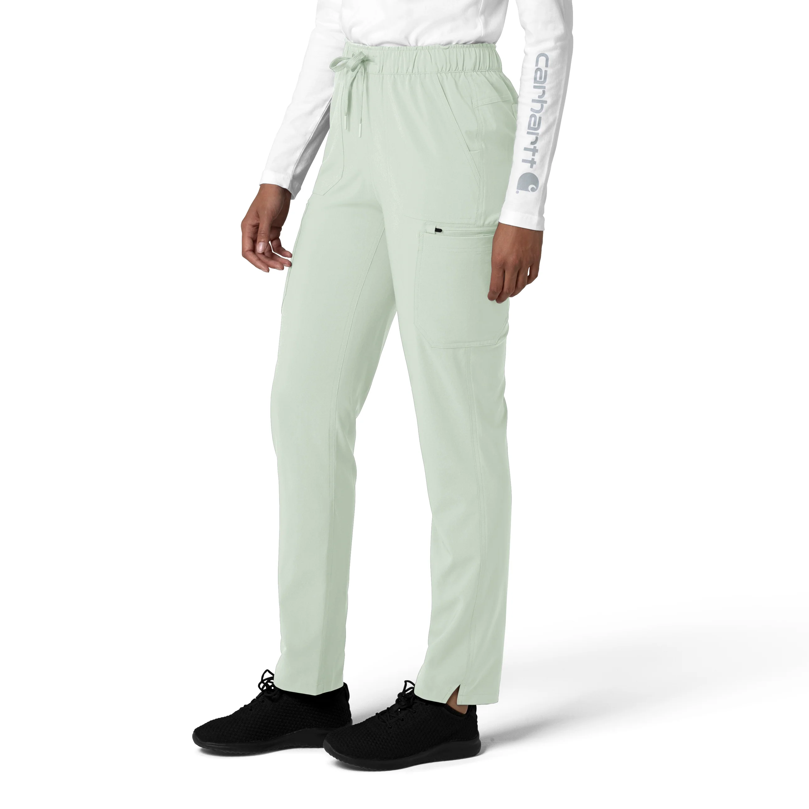 Carhartt Force Cross-Flex Women's Straight Leg Cargo Scrub Pant - Big Sky - Image 4