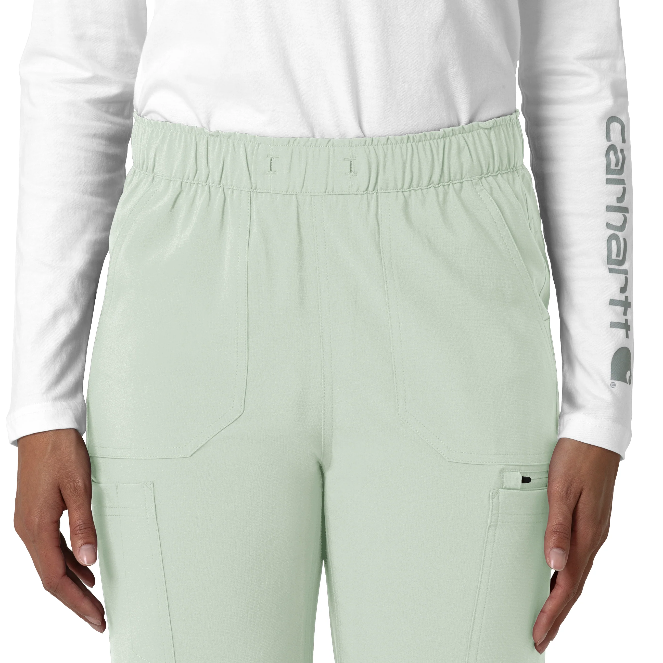 Carhartt Force Cross-Flex Women's Straight Leg Cargo Scrub Pant - Big Sky - Image 5