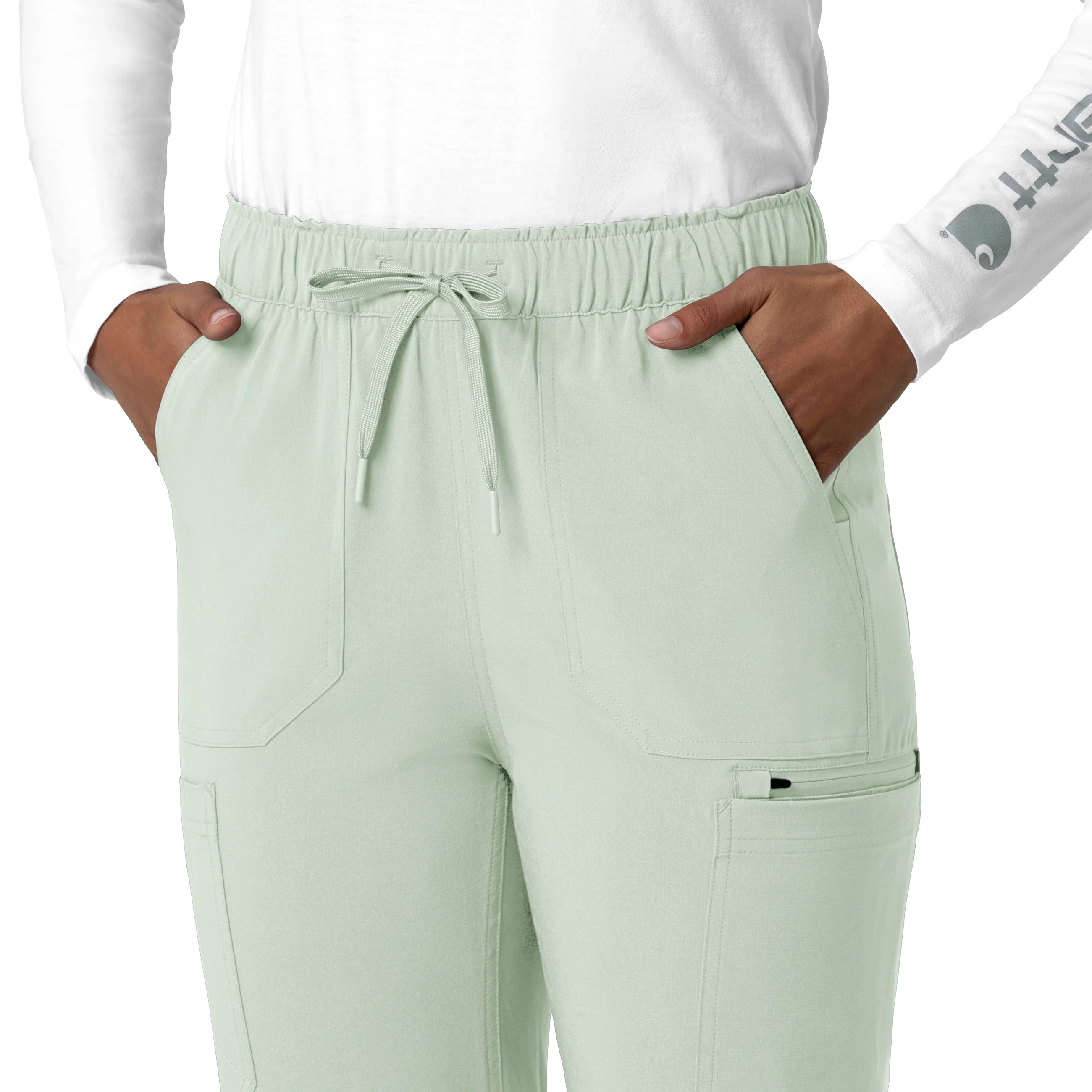 Carhartt Force Cross-Flex Women's Straight Leg Cargo Scrub Pant - Big Sky - Image 7