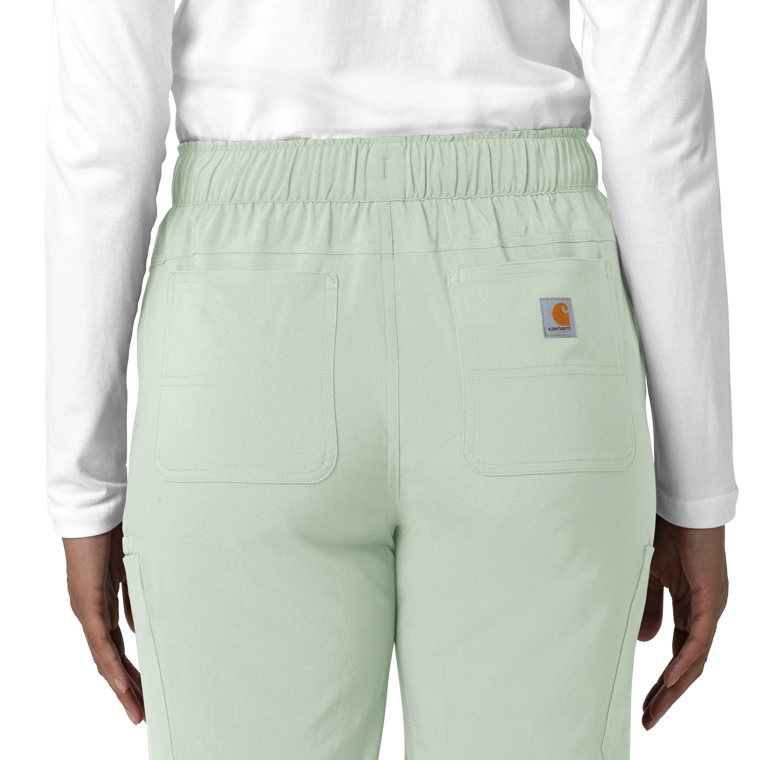 Carhartt Force Cross-Flex Women's Straight Leg Cargo Scrub Pant - Big Sky - Image 8