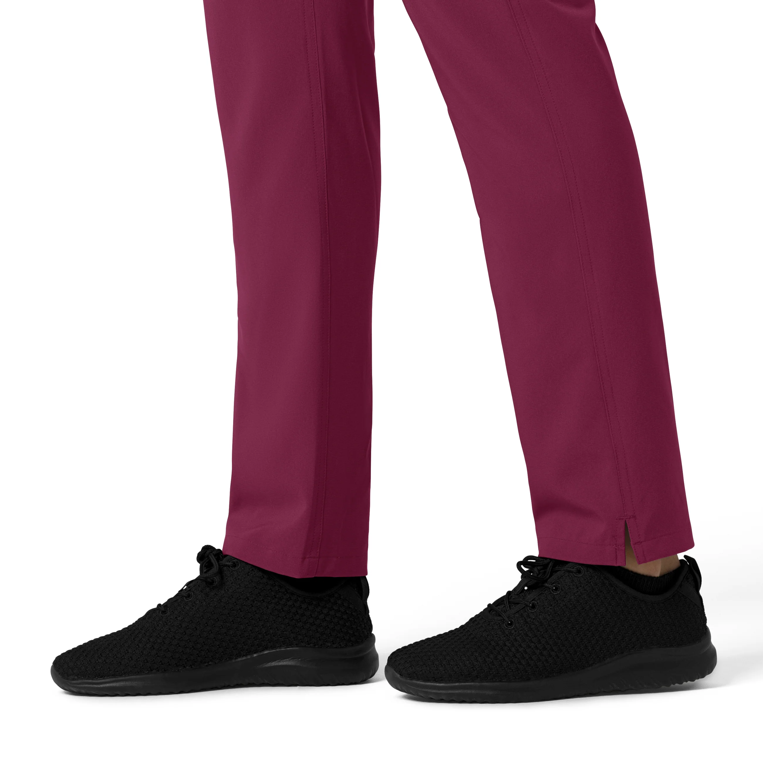 Carhartt Force Cross-Flex Women's Straight Leg Cargo Scrub Pant - Wine - Image 11