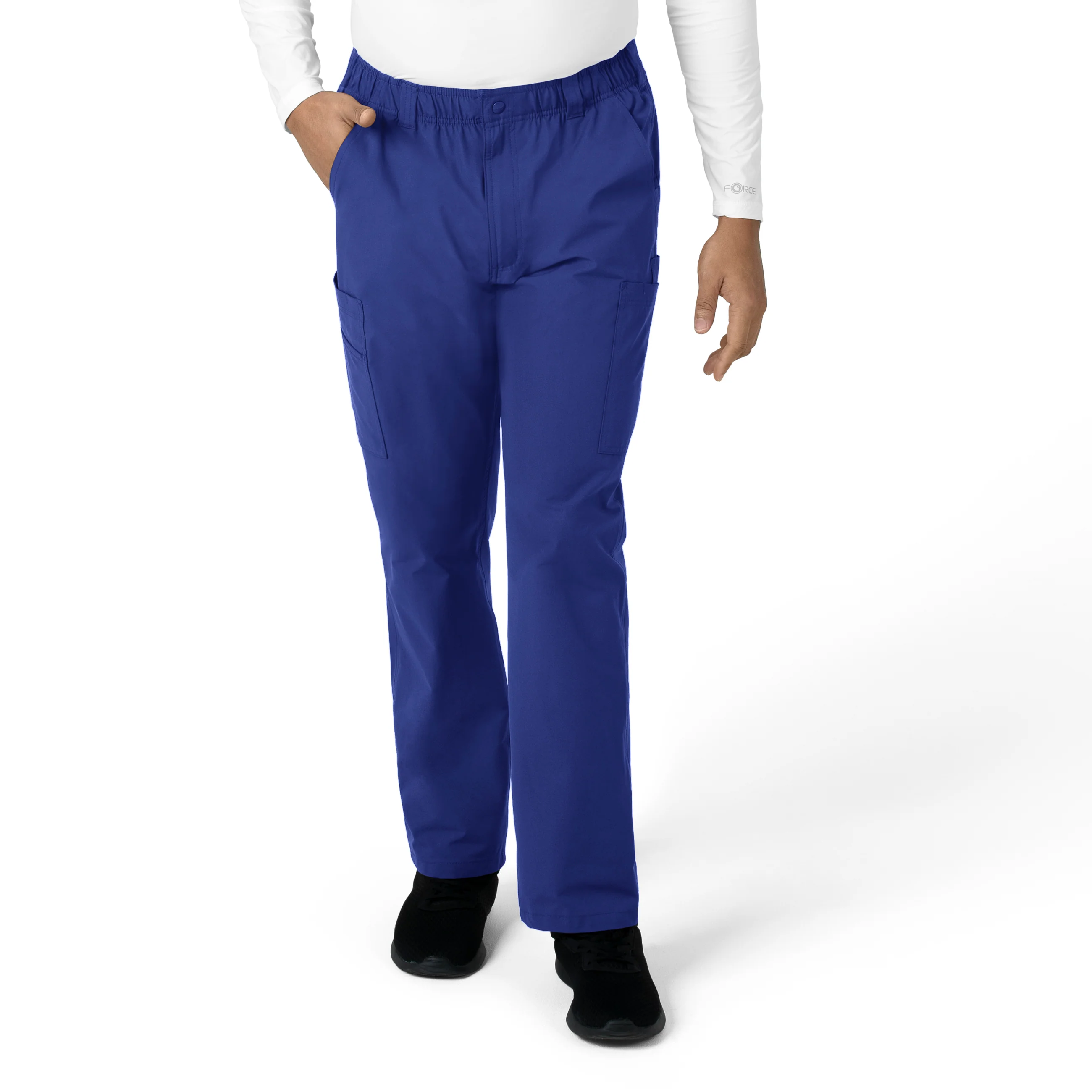 Carhartt Force Essentials Men's Straight Leg Cargo Scrub Pant - Galaxy Blue
