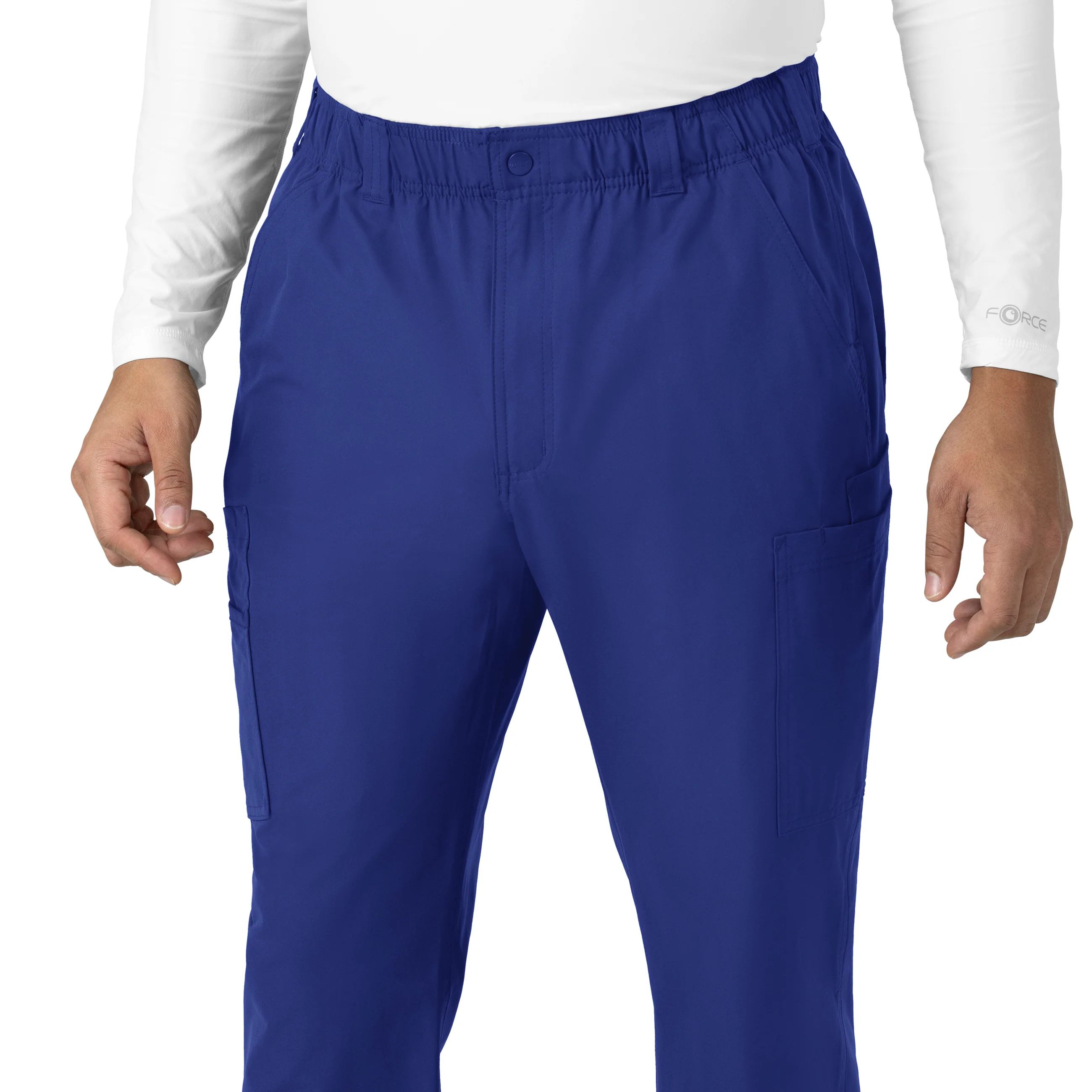 Carhartt Force Essentials Men's Straight Leg Cargo Scrub Pant - Galaxy Blue - Image 8