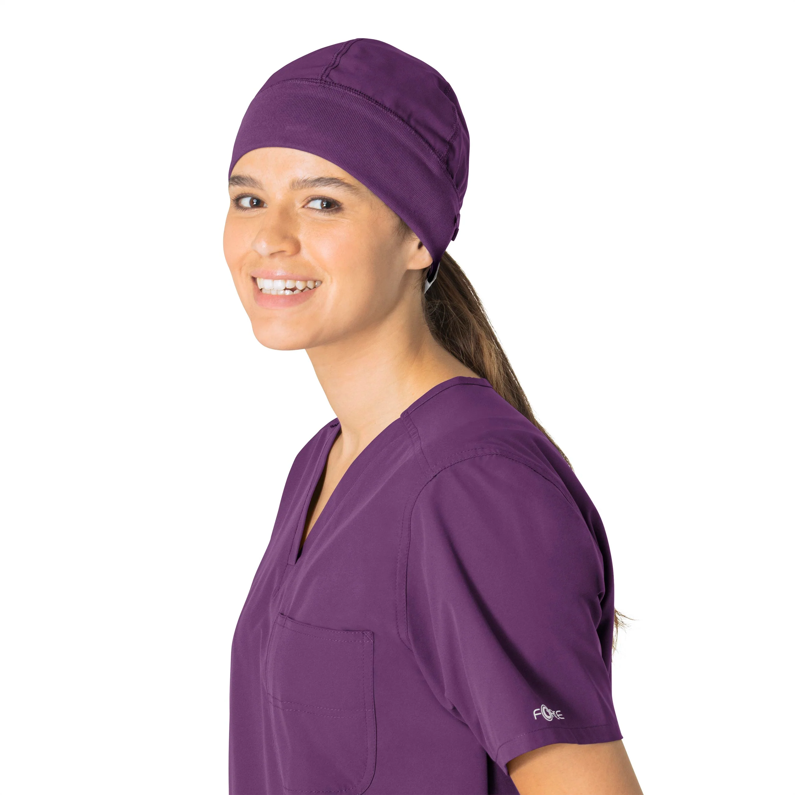 Carhartt Force Essentials Unisex Beanie Scrub Cap - Eggplant - Image 4