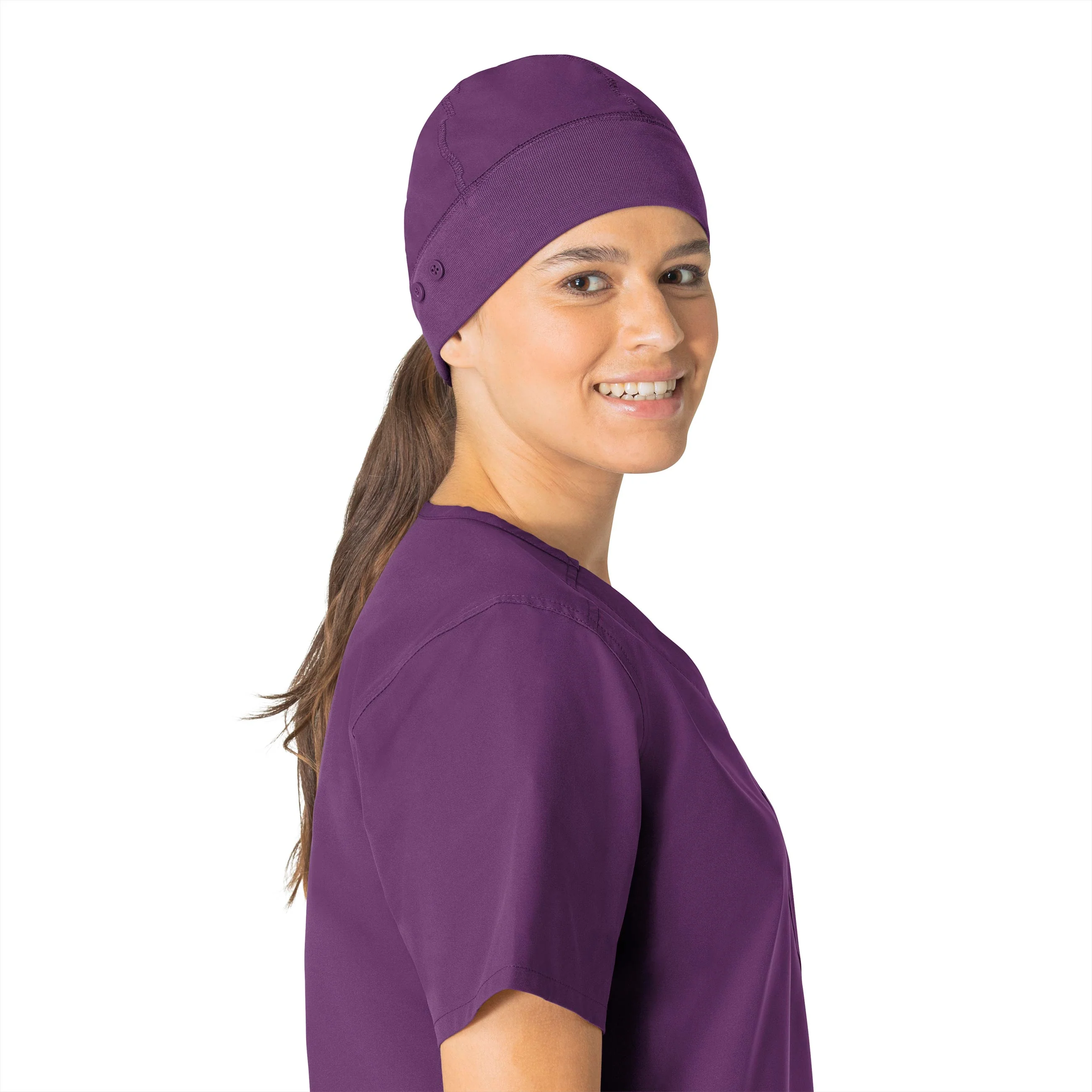 Carhartt Force Essentials Unisex Beanie Scrub Cap - Eggplant - Image 5