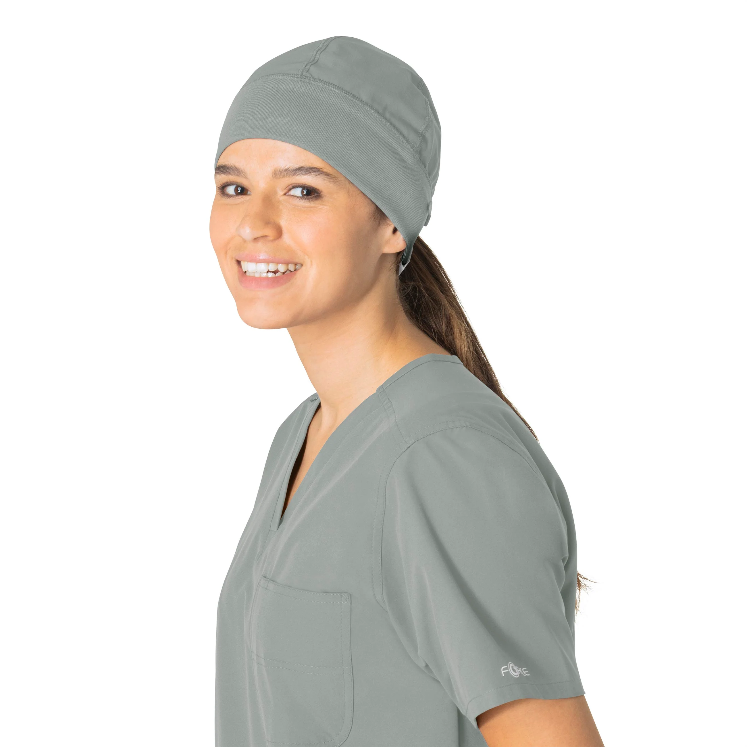 Carhartt Force Essentials Unisex Beanie Scrub Cap - Grey - Image 4