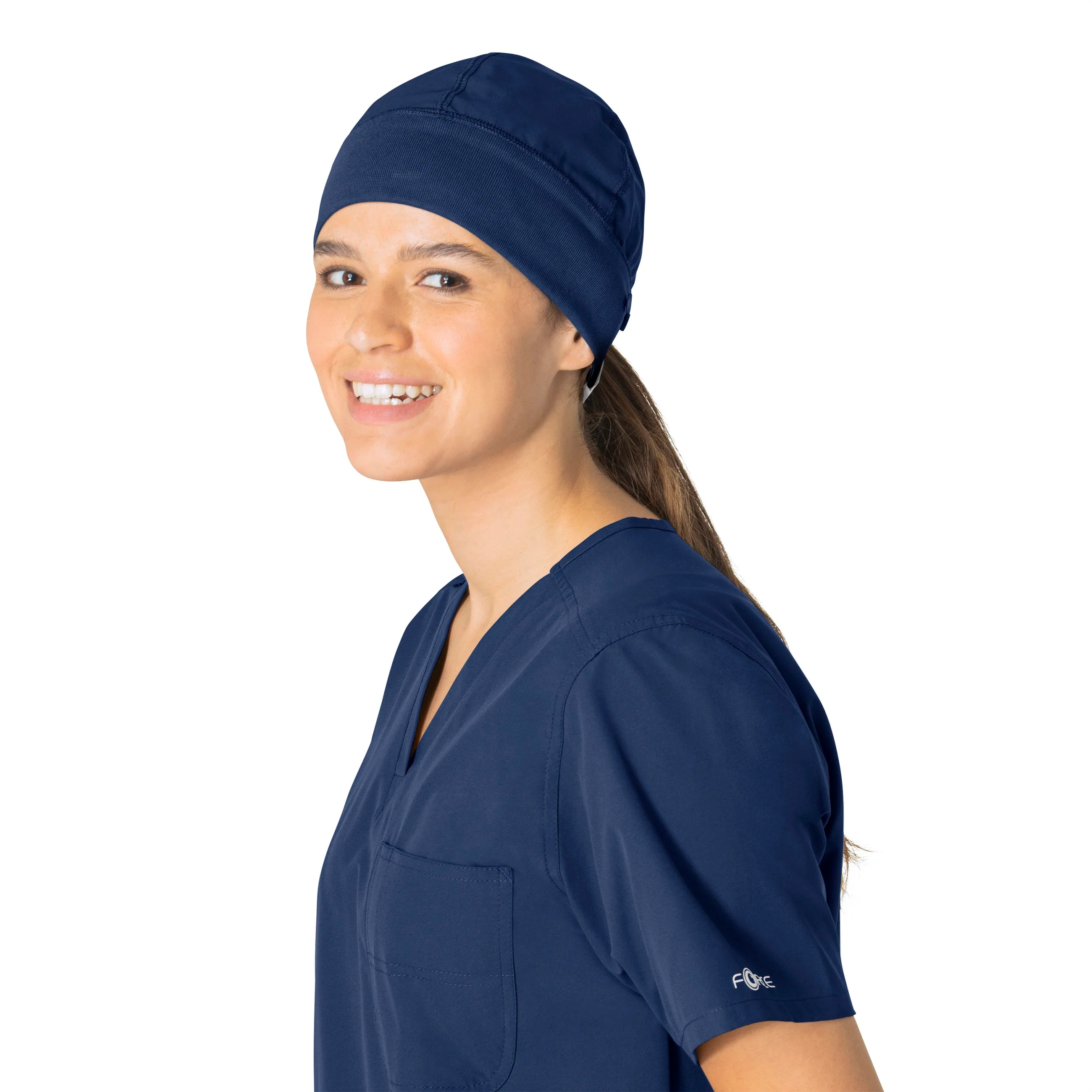 Carhartt Force Essentials Unisex Beanie Scrub Cap - Navy - Image 4