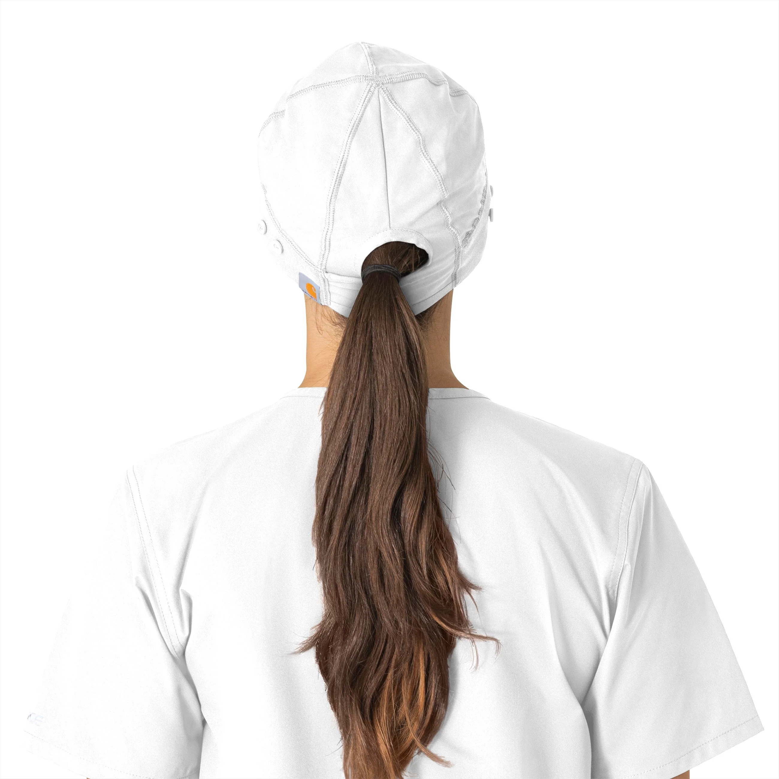 Carhartt Force Essentials Unisex Beanie Scrub Cap - White - Image 2