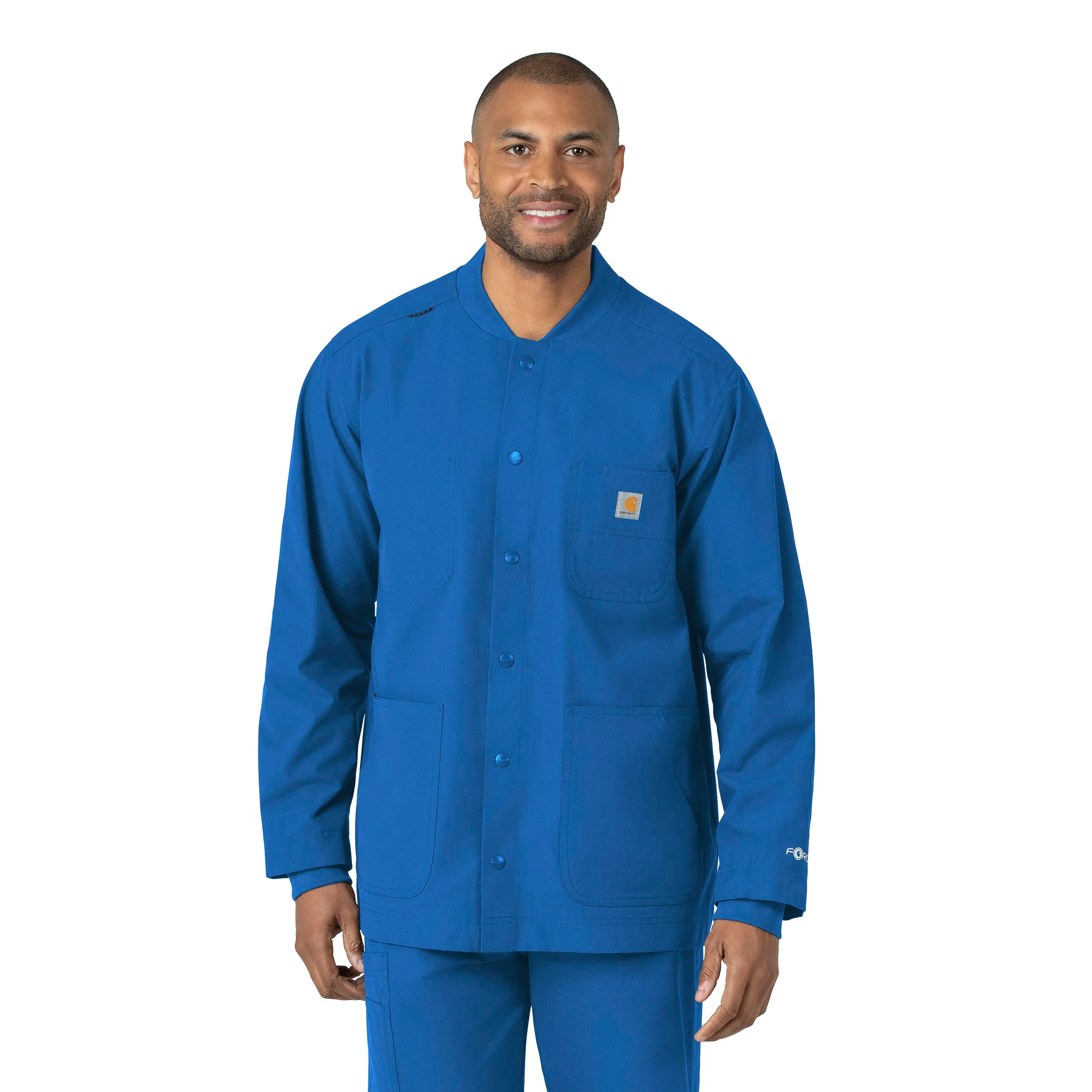 Carhartt Force Essentials Unisex Chore Coat - Royal - Image 2